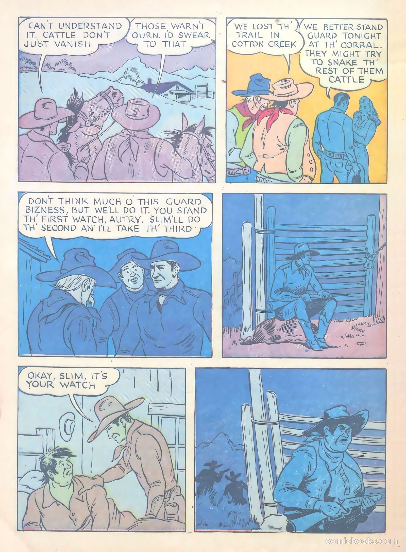 Gene Autry Comics #3 (1942) — page 60 of 68