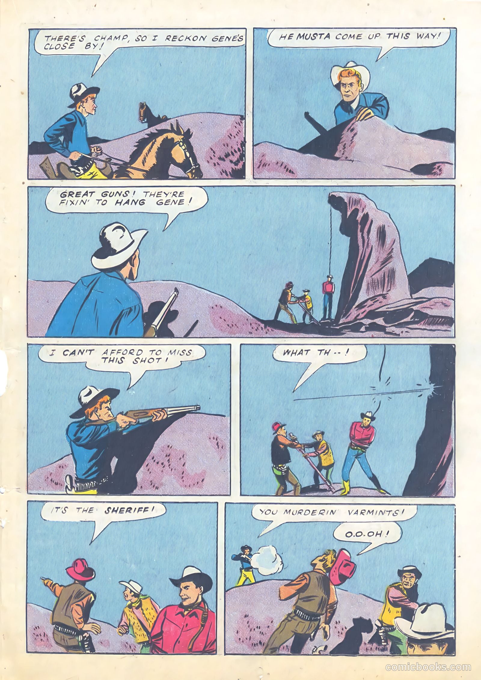 Gene Autry Comics #4 (1943) — page 21 of 52