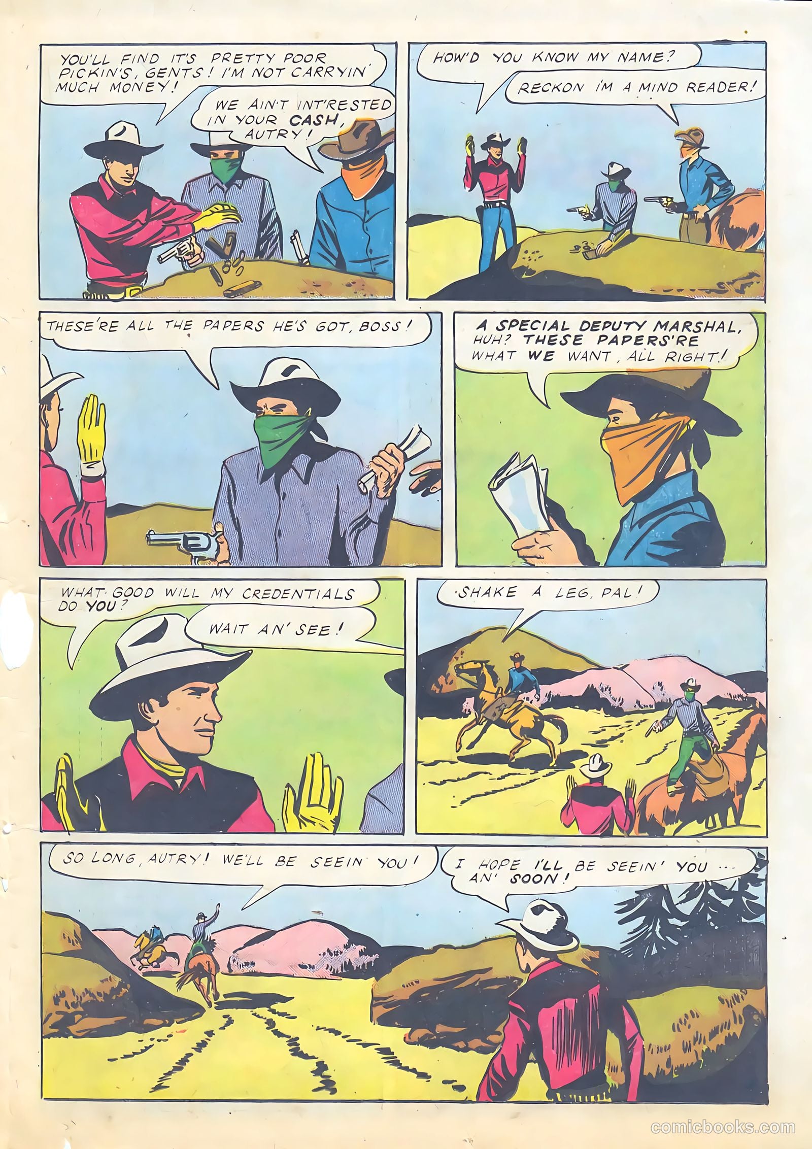 Gene Autry Comics #4 (1943) — page 31 of 52