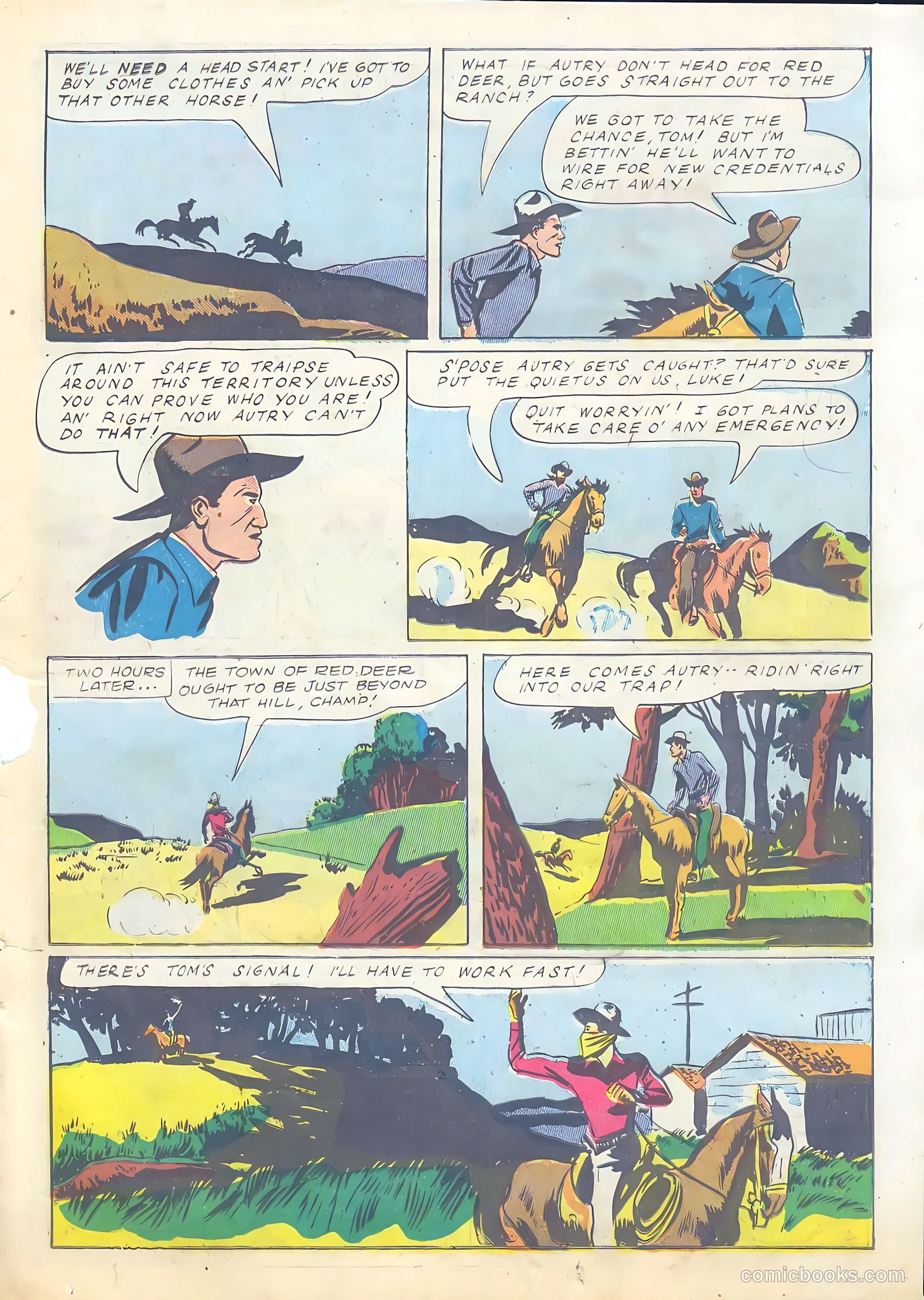 Gene Autry Comics #4 (1943) — page 33 of 52