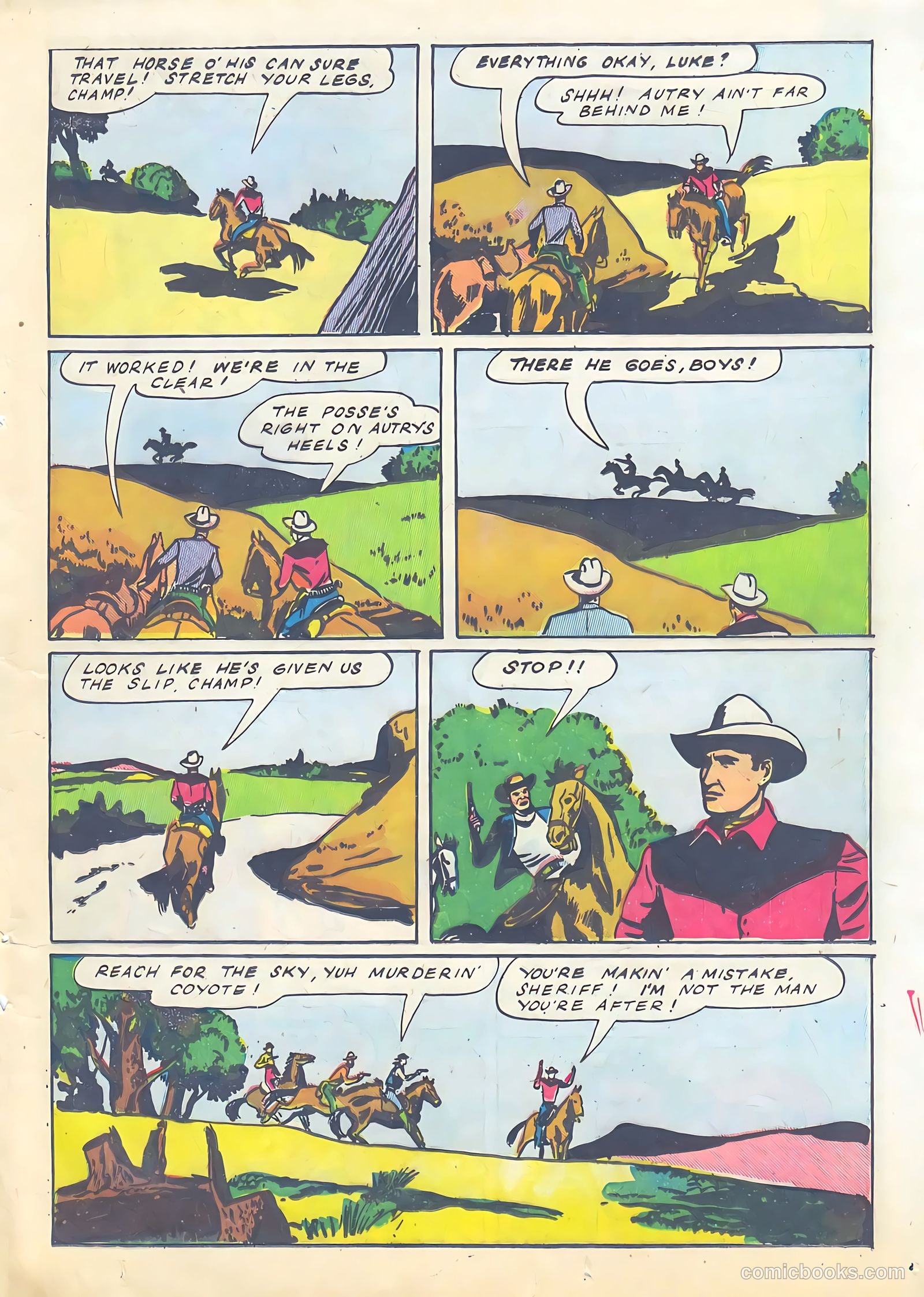 Gene Autry Comics #4 (1943) — page 35 of 52