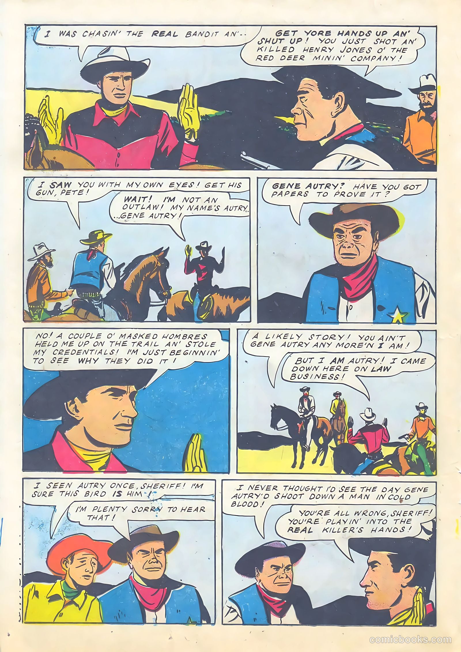 Gene Autry Comics #4 (1943) — page 36 of 52