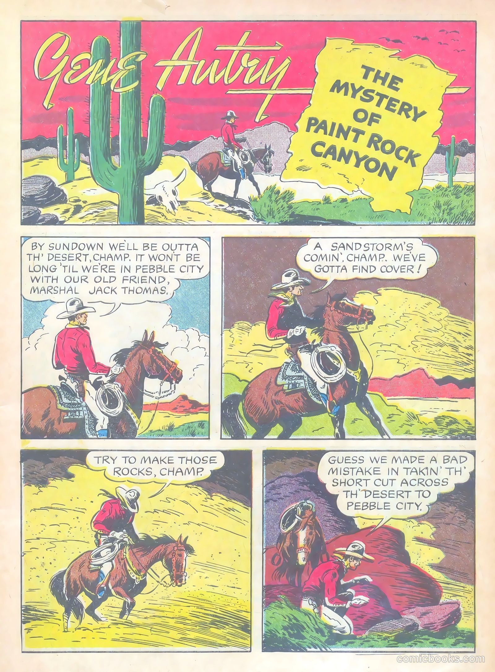 Gene Autry Comics #5 (1943) — page 3 of 68