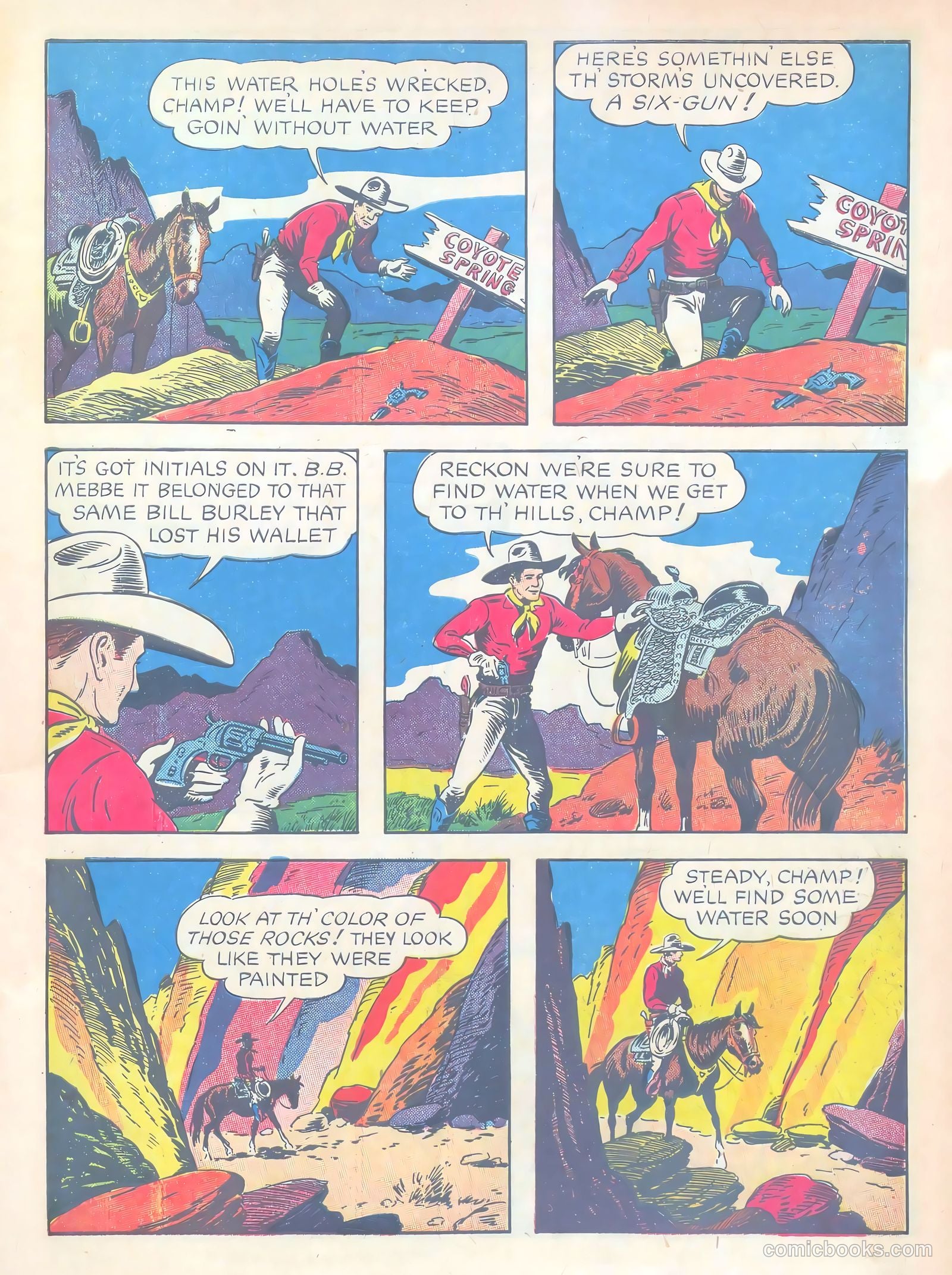 Gene Autry Comics #5 (1943) — page 5 of 68