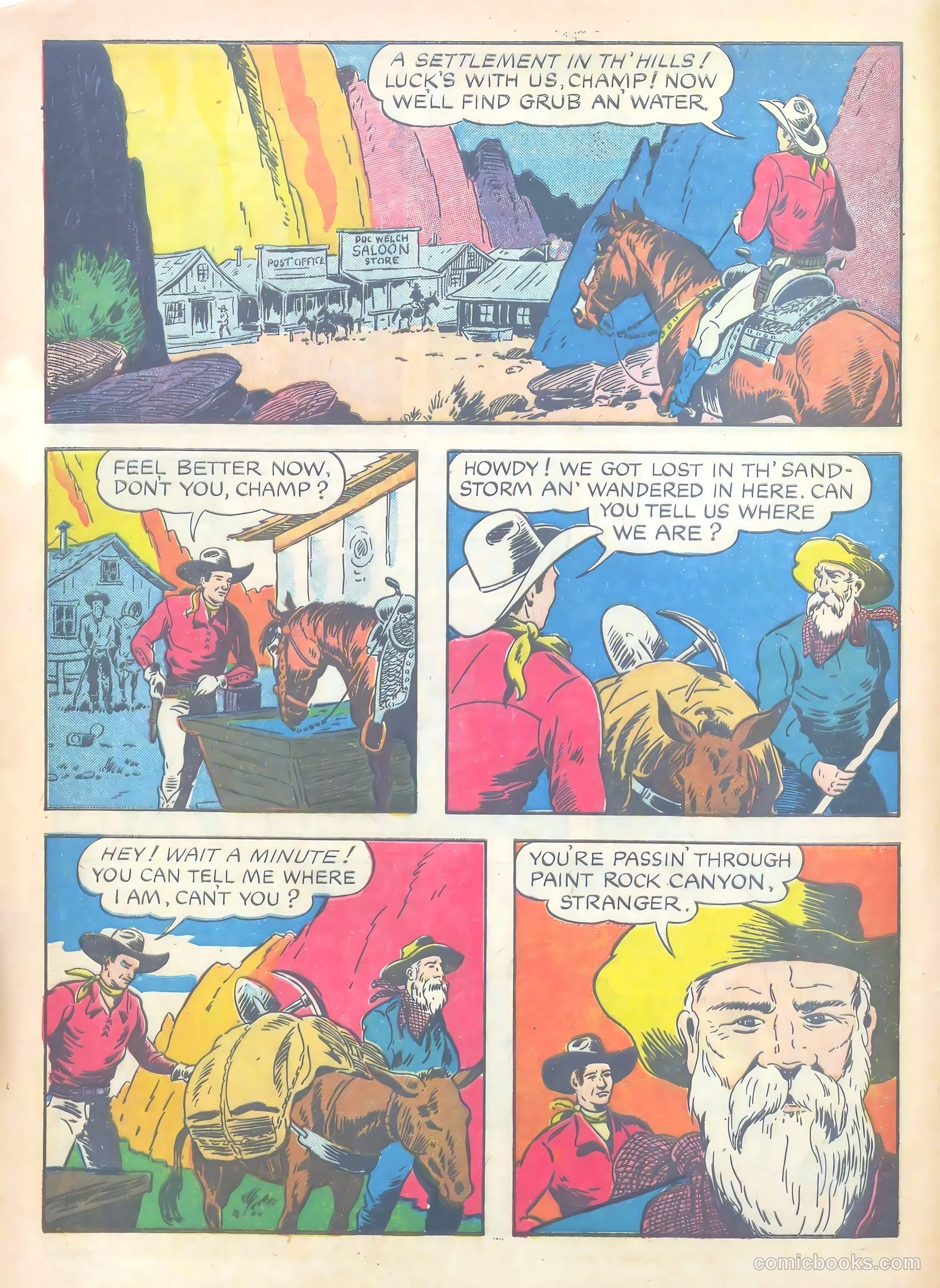 Gene Autry Comics #5 (1943) — page 6 of 68