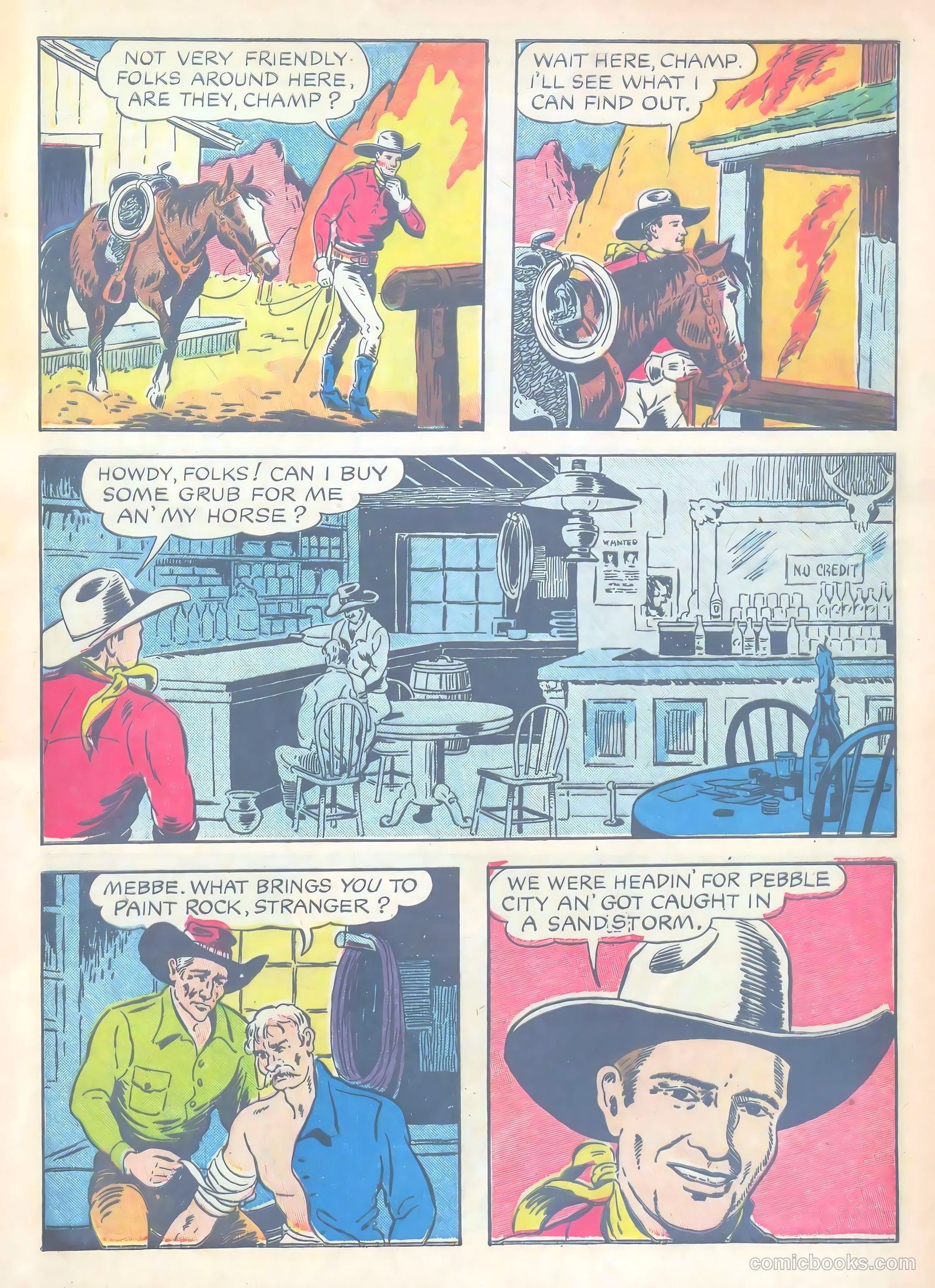 Gene Autry Comics #5 (1943) — page 7 of 68