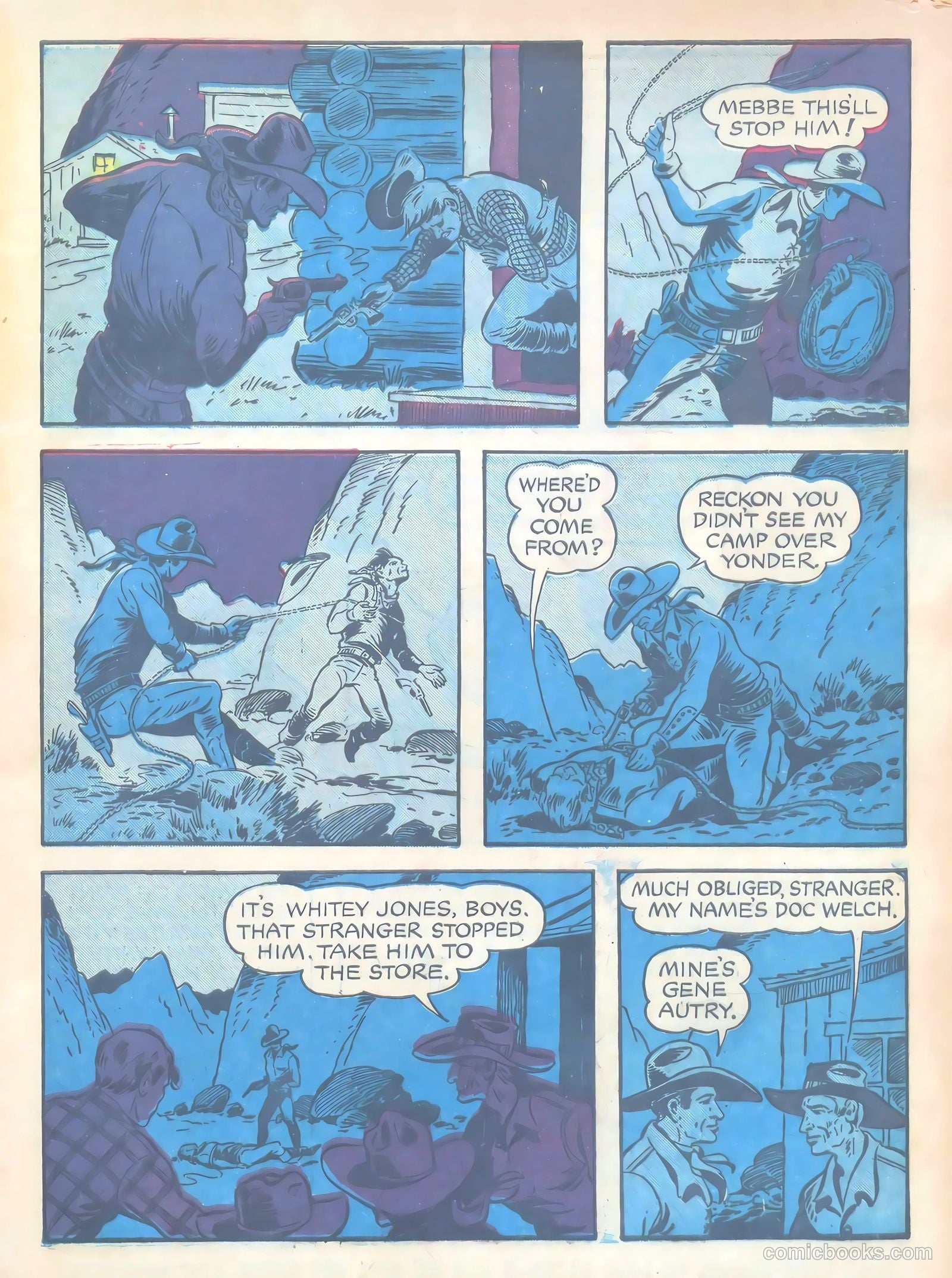Gene Autry Comics #5 (1943) — page 9 of 68