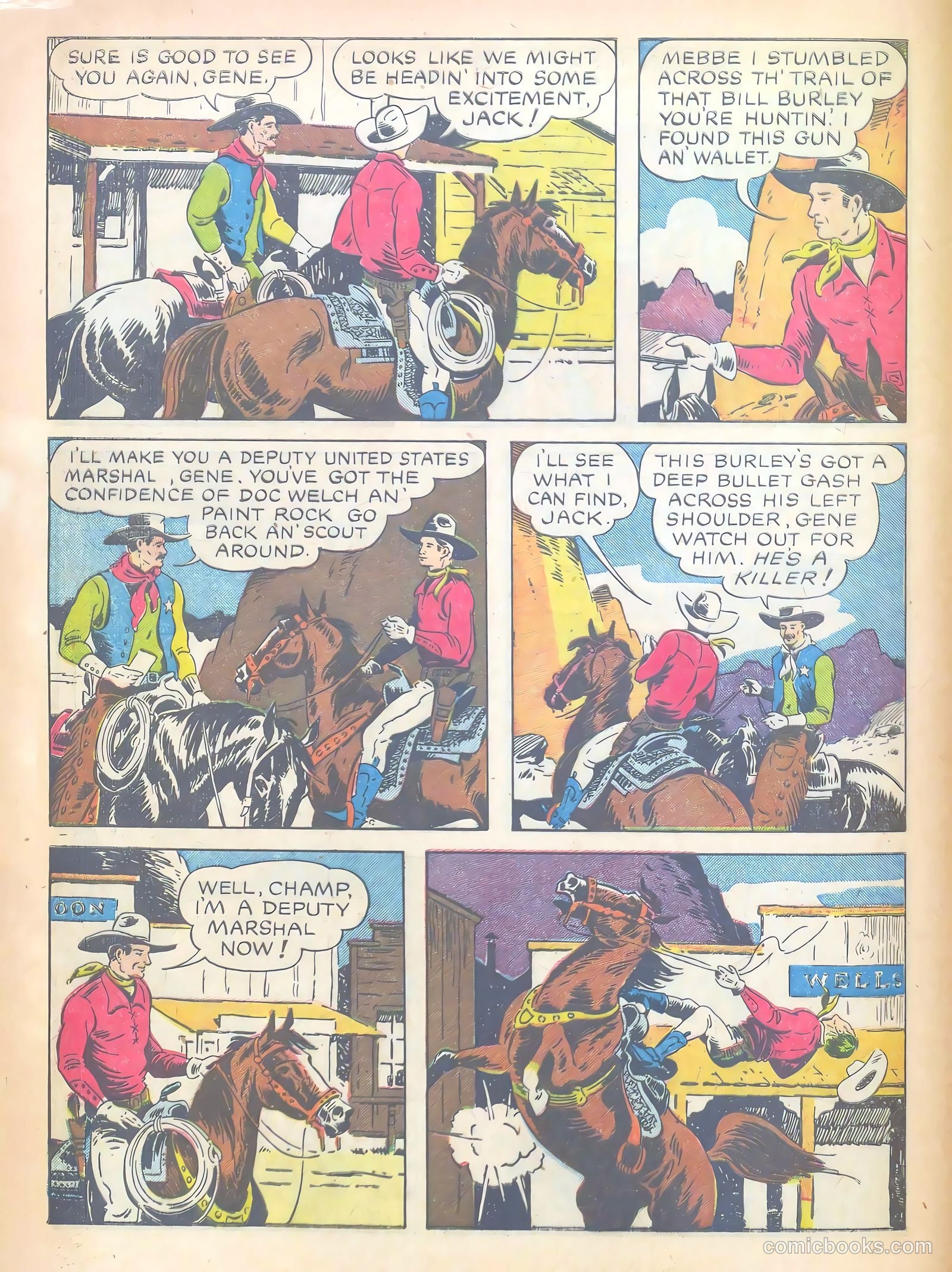 Gene Autry Comics #5 (1943) — page 14 of 68