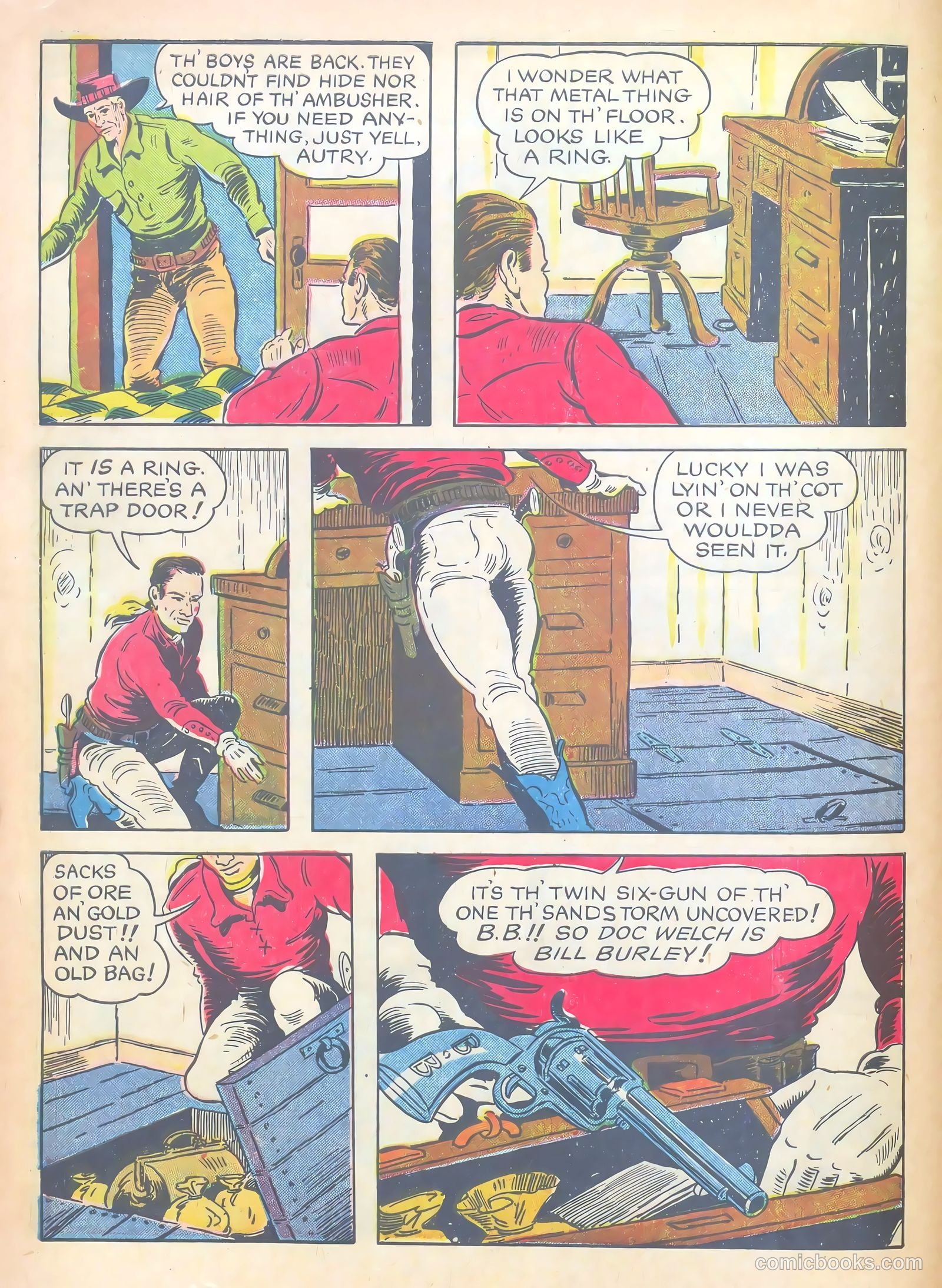 Gene Autry Comics #5 (1943) — page 16 of 68