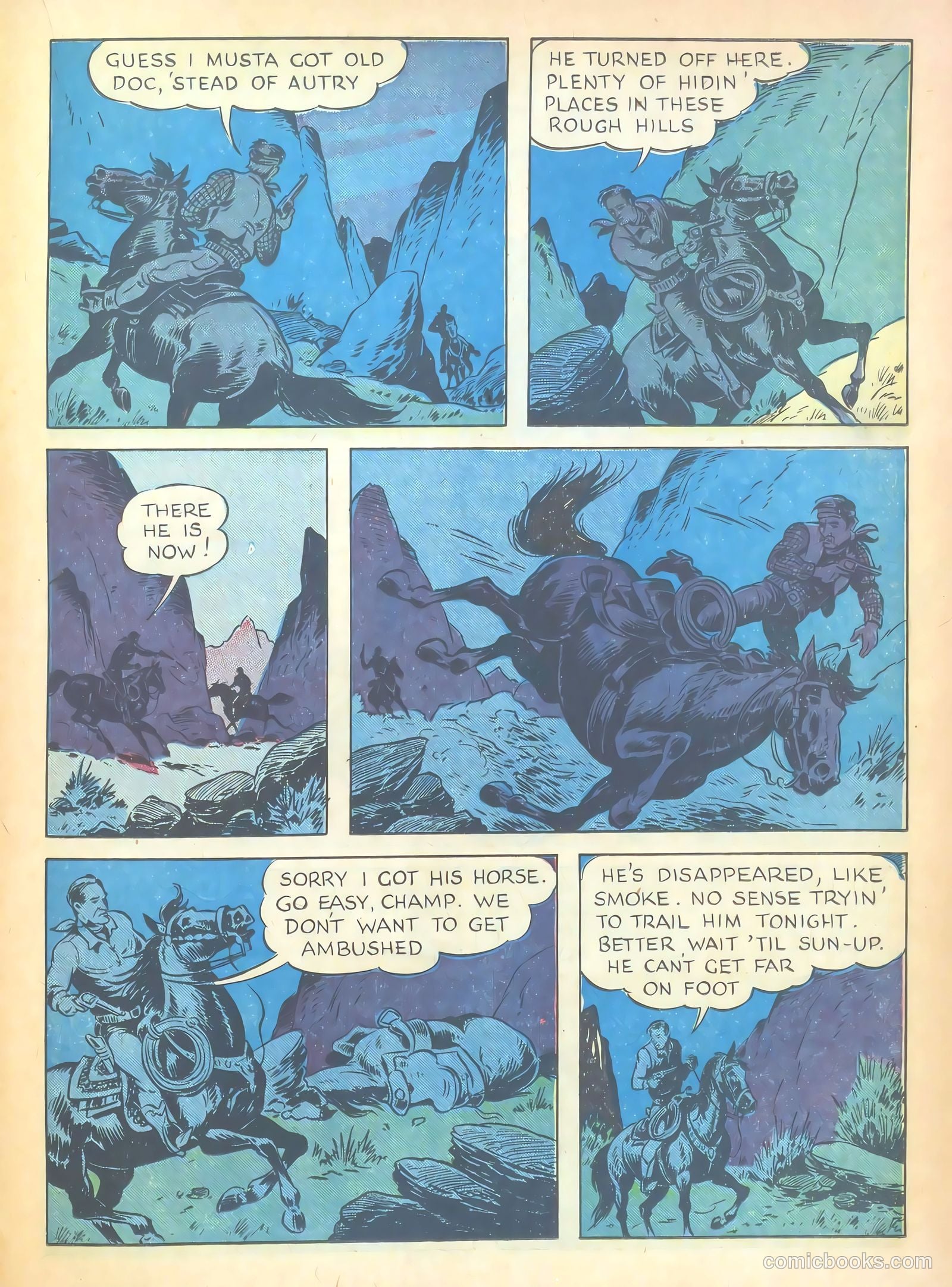 Gene Autry Comics #5 (1943) — page 45 of 68