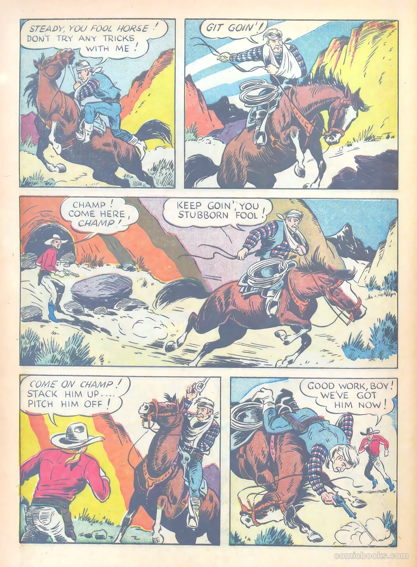 Gene Autry Comics #5 (1943) — page 54 of 68