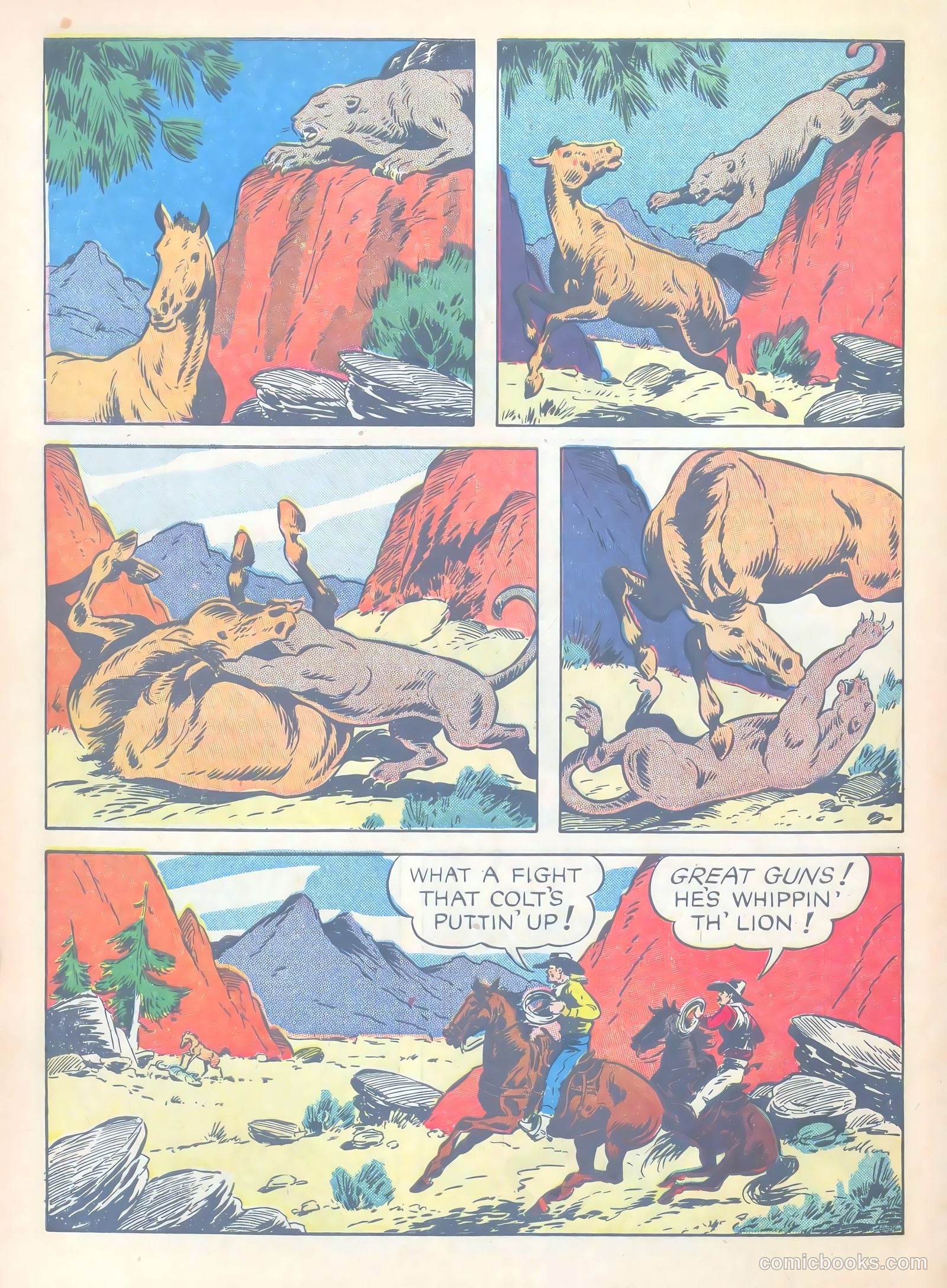 Gene Autry Comics #5 (1943) — page 64 of 68