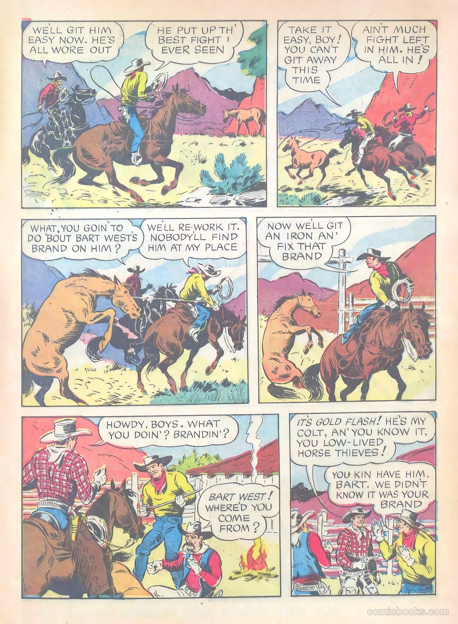 Gene Autry Comics #5 (1943) — page 65 of 68