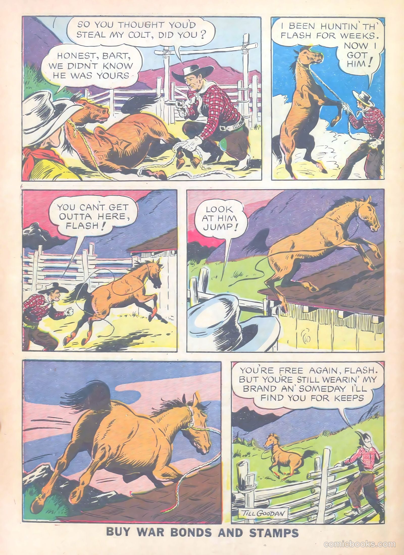 Gene Autry Comics #5 (1943) — page 66 of 68