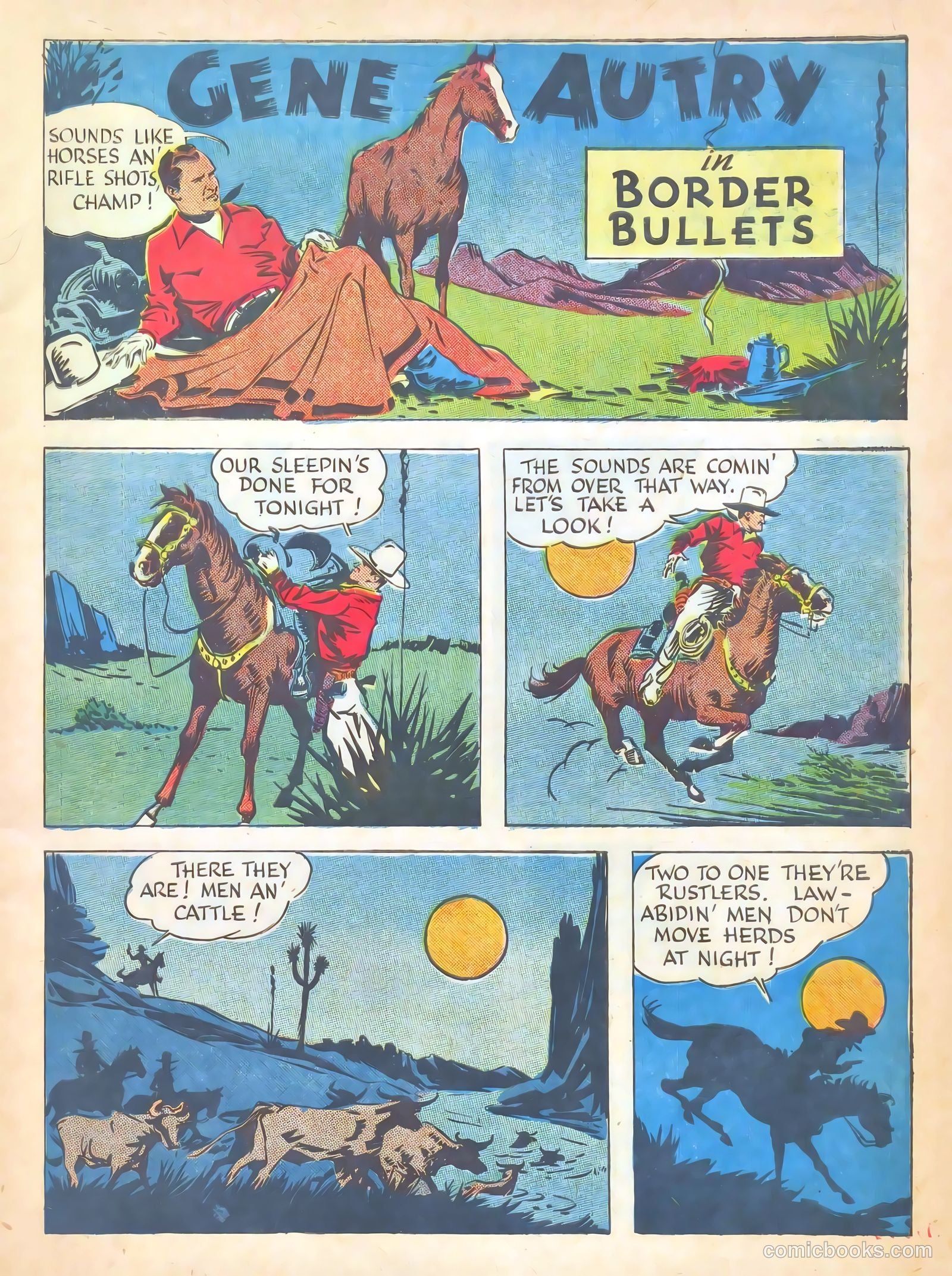 Gene Autry Comics #7 (1943) — page 3 of 68