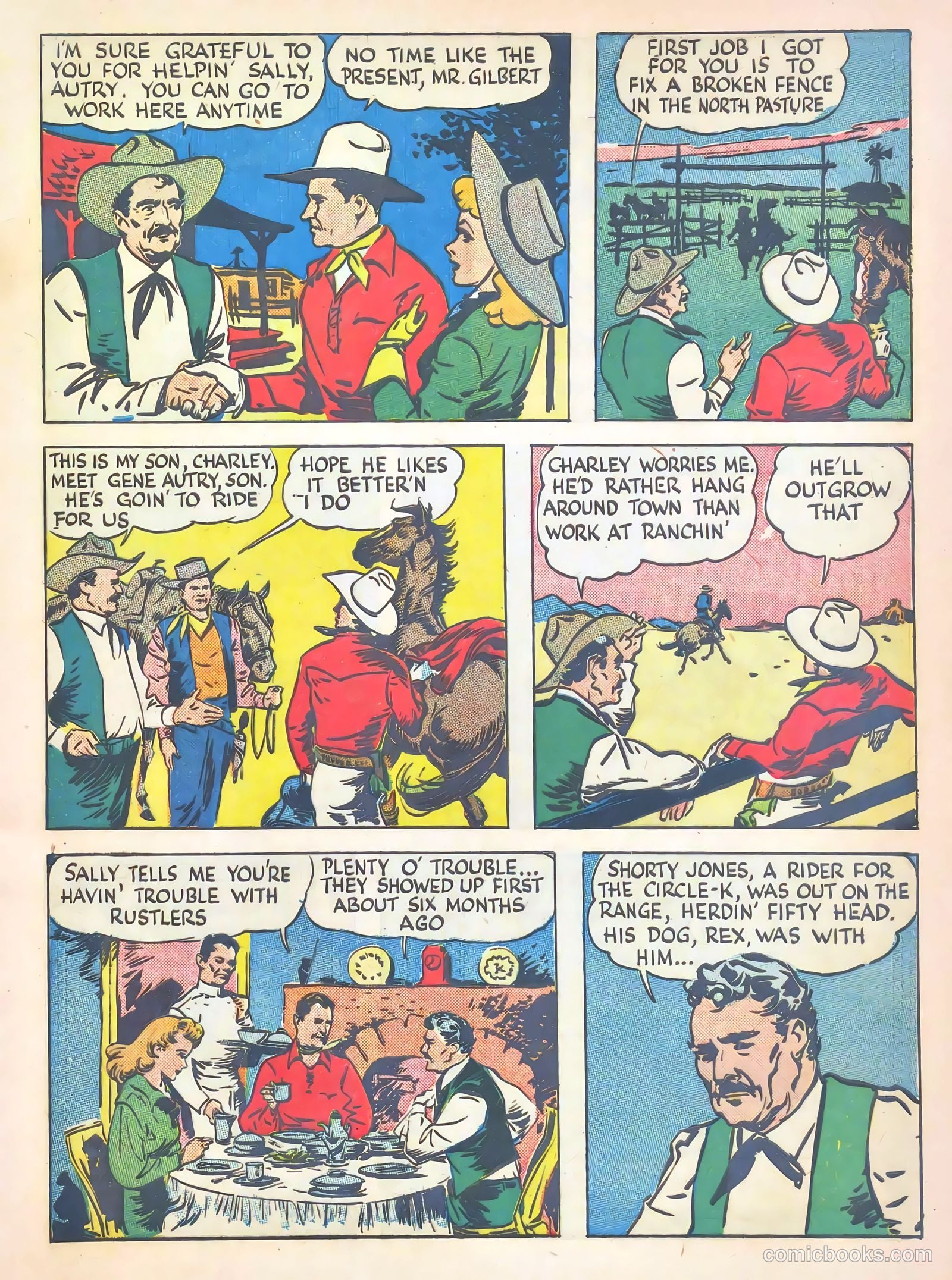Gene Autry Comics #7 (1943) — page 7 of 68