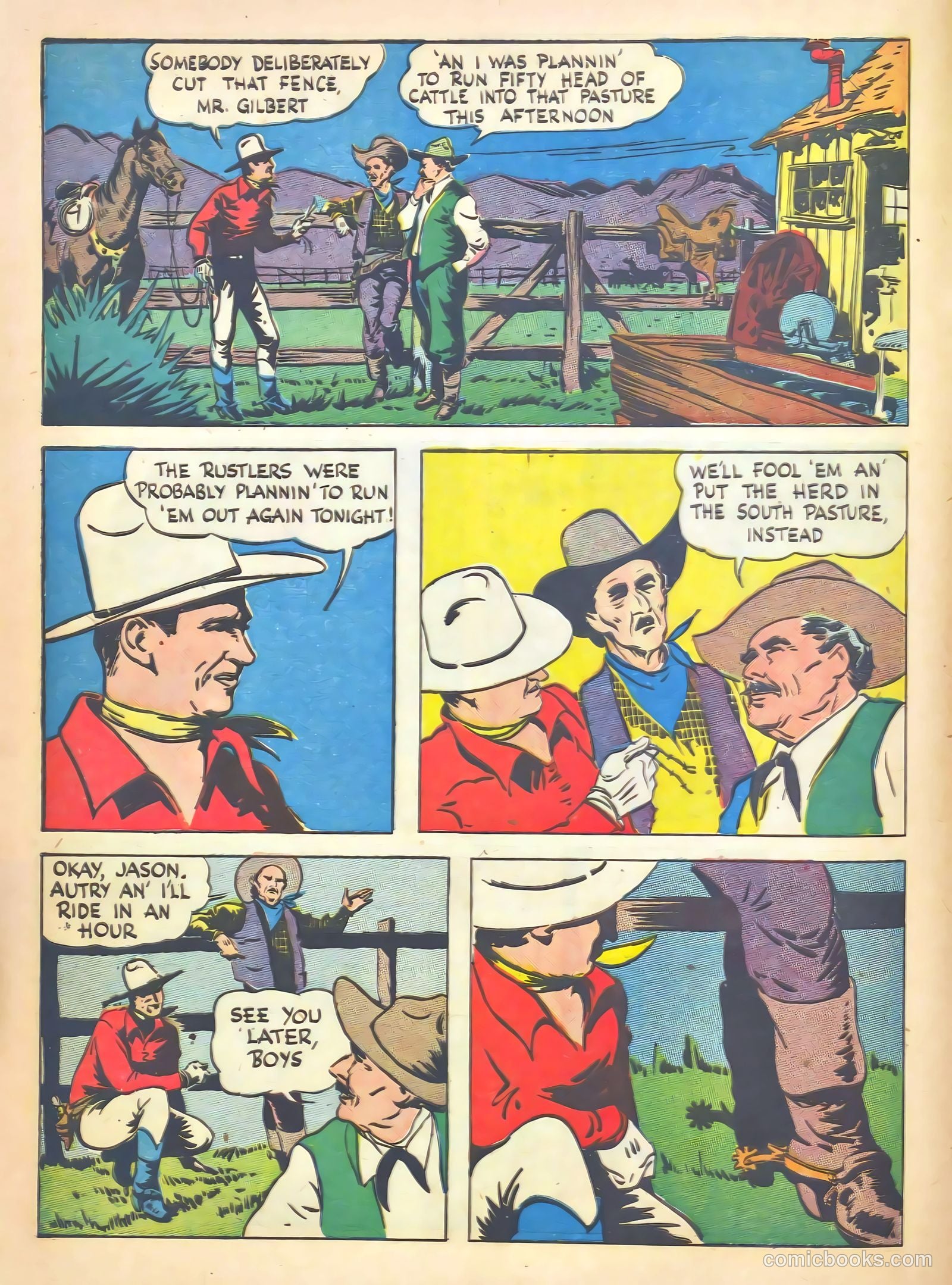 Gene Autry Comics #7 (1943) — page 14 of 68