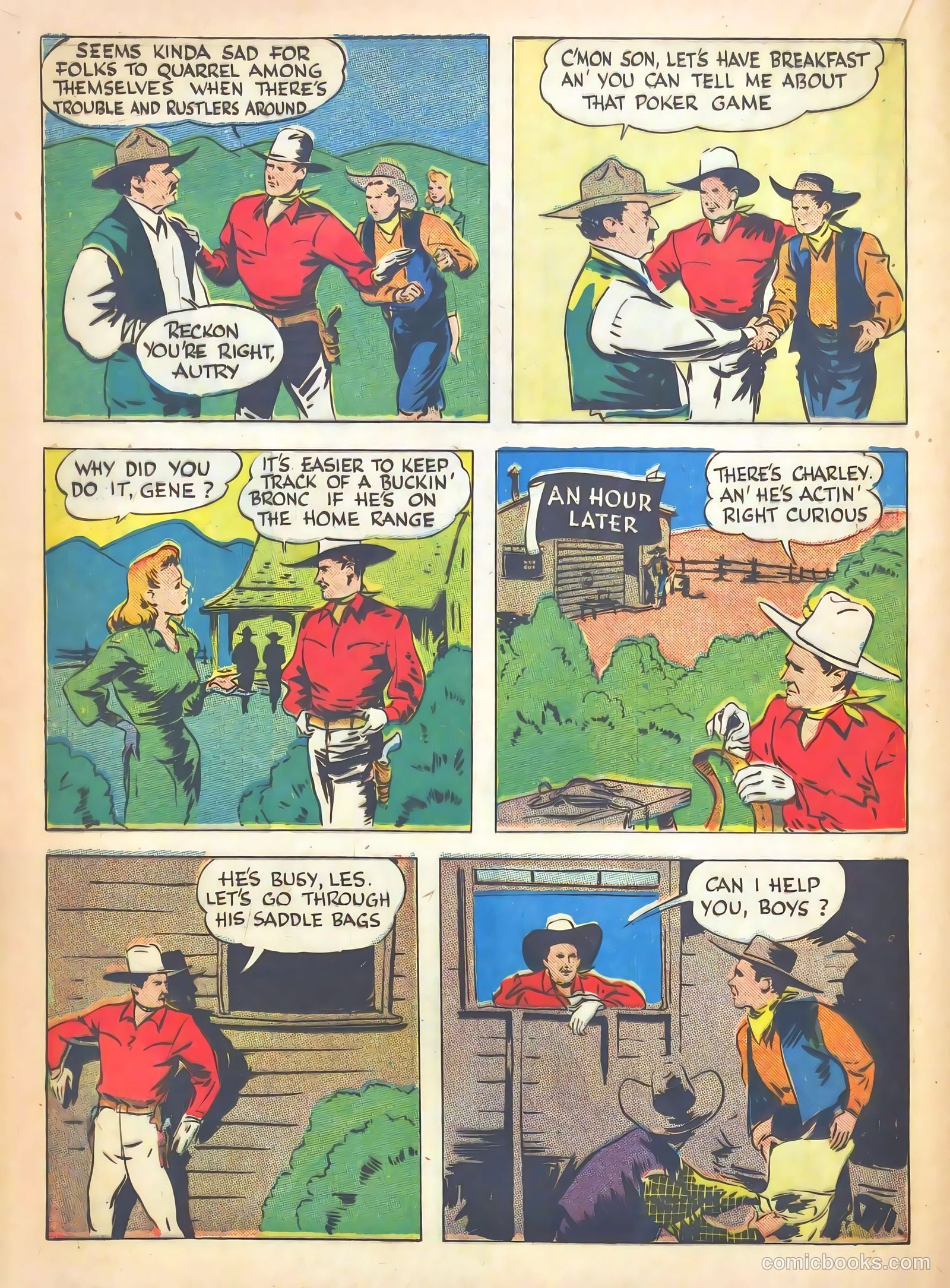 Gene Autry Comics #7 (1943) — page 28 of 68