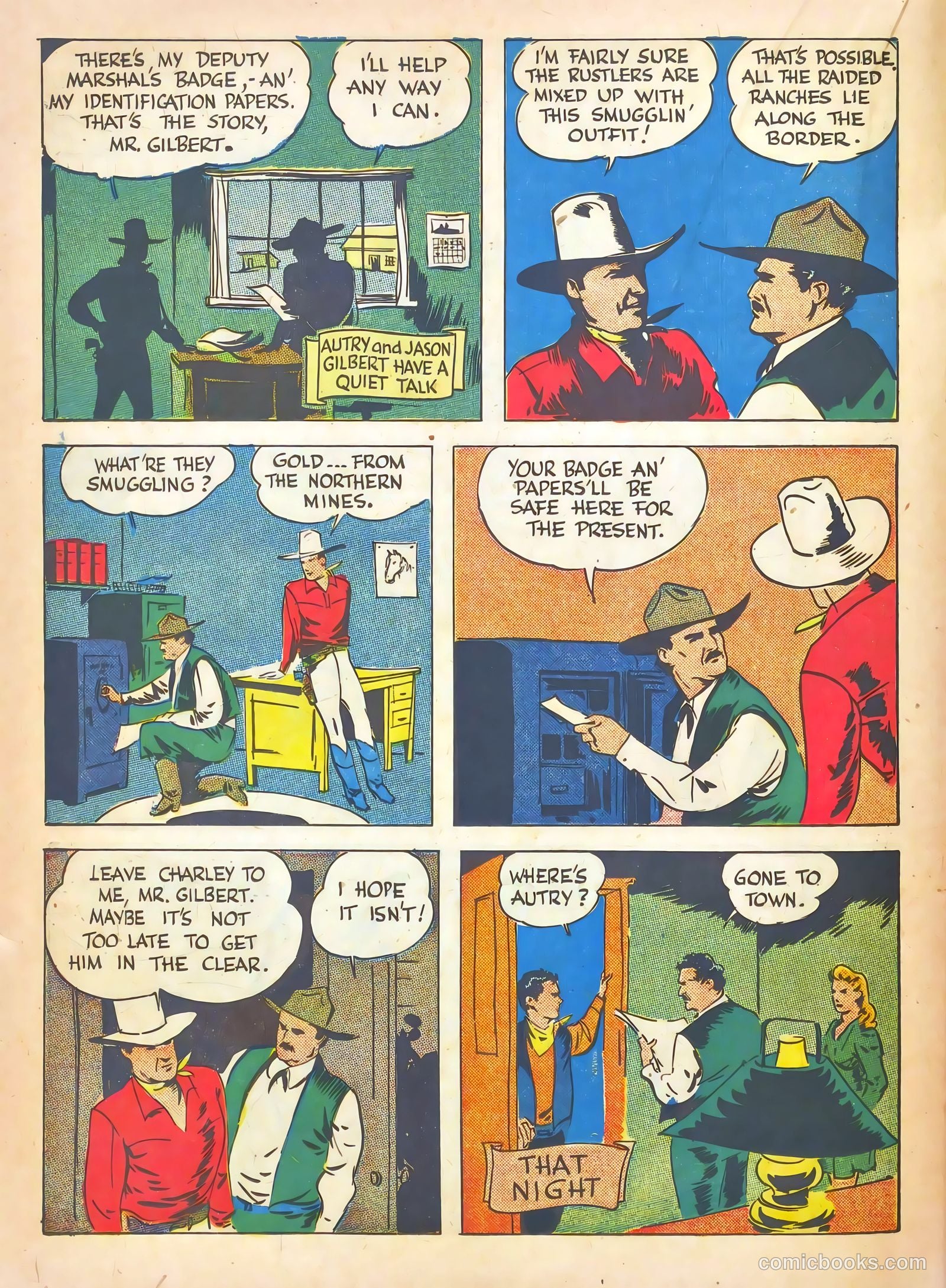 Gene Autry Comics #7 (1943) — page 32 of 68