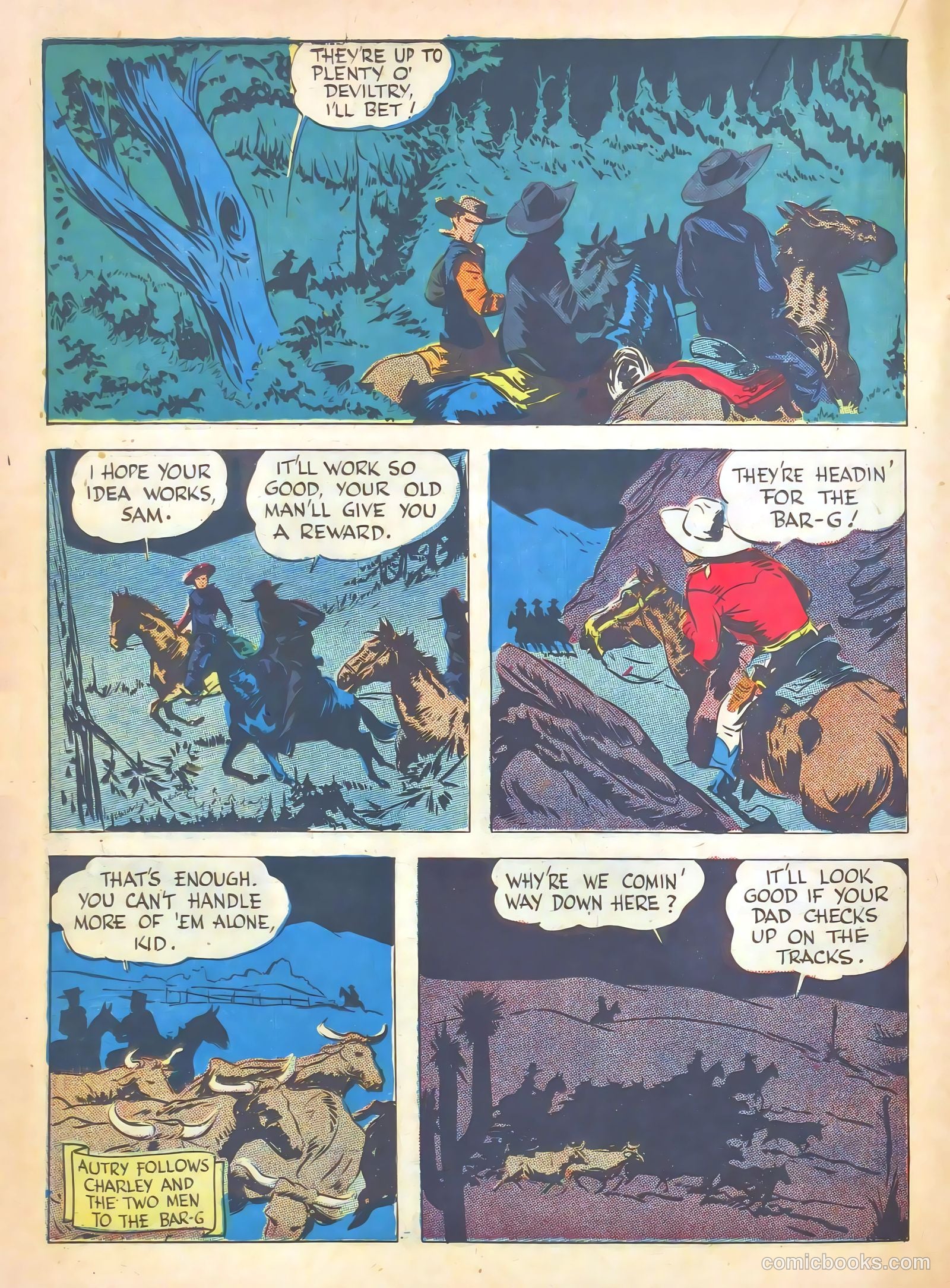 Gene Autry Comics #7 (1943) — page 34 of 68