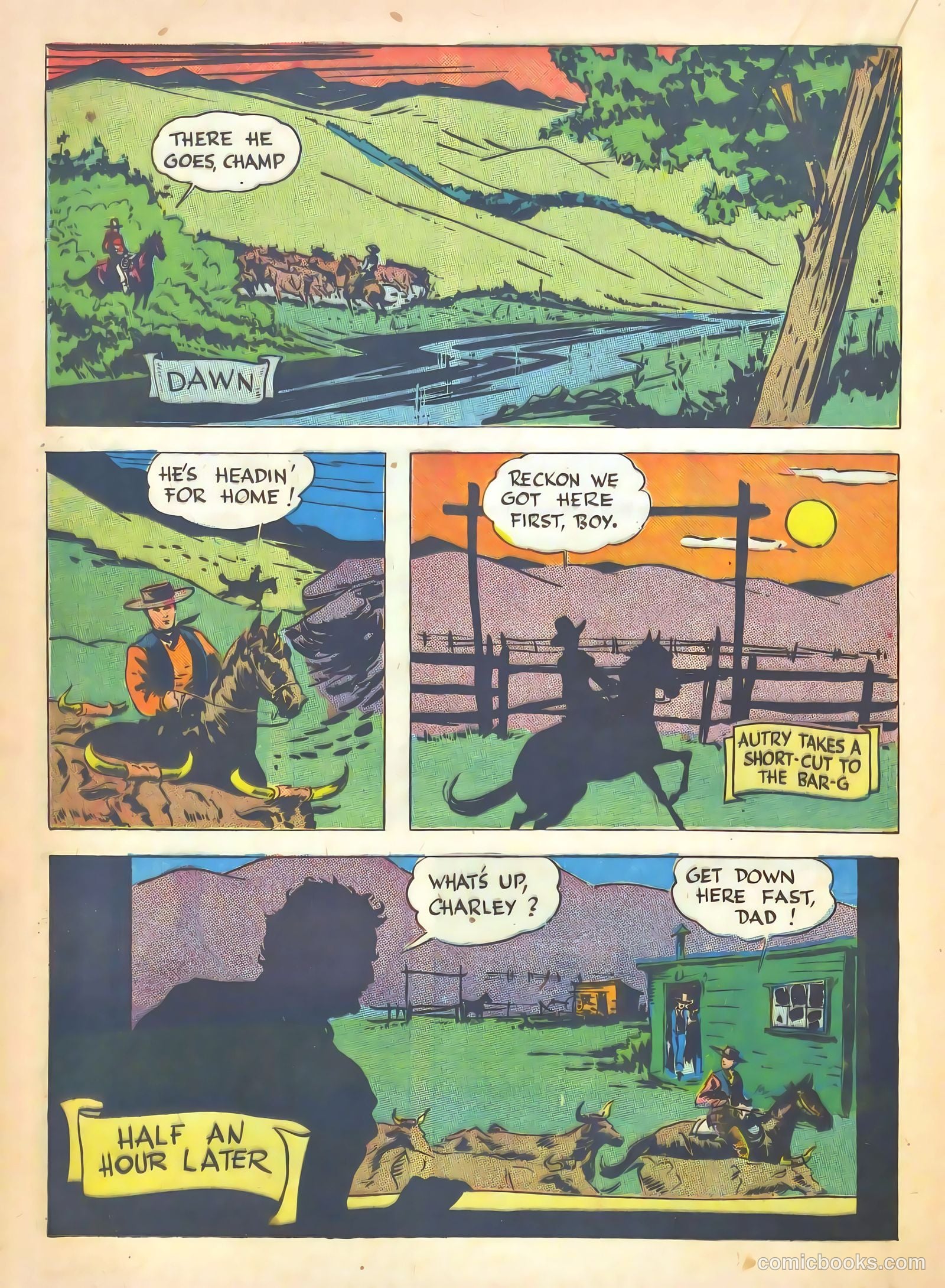 Gene Autry Comics #7 (1943) — page 36 of 68