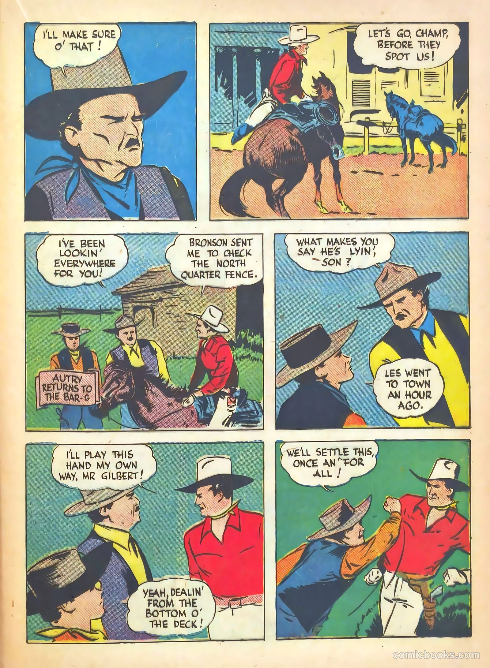 Gene Autry Comics #7 (1943) — page 41 of 68