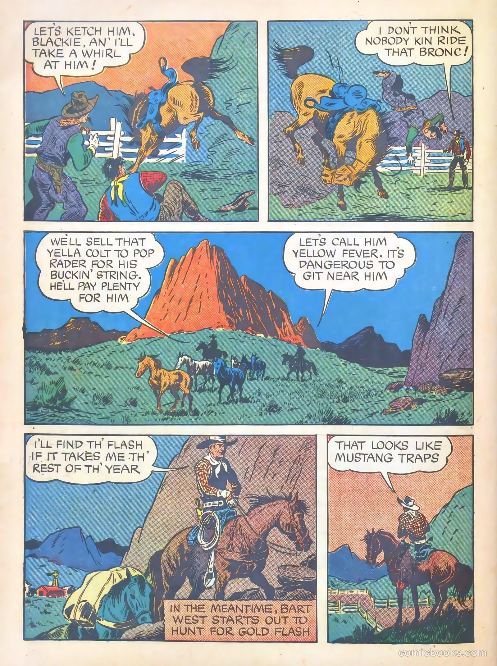 Gene Autry Comics #7 (1943) — page 64 of 68