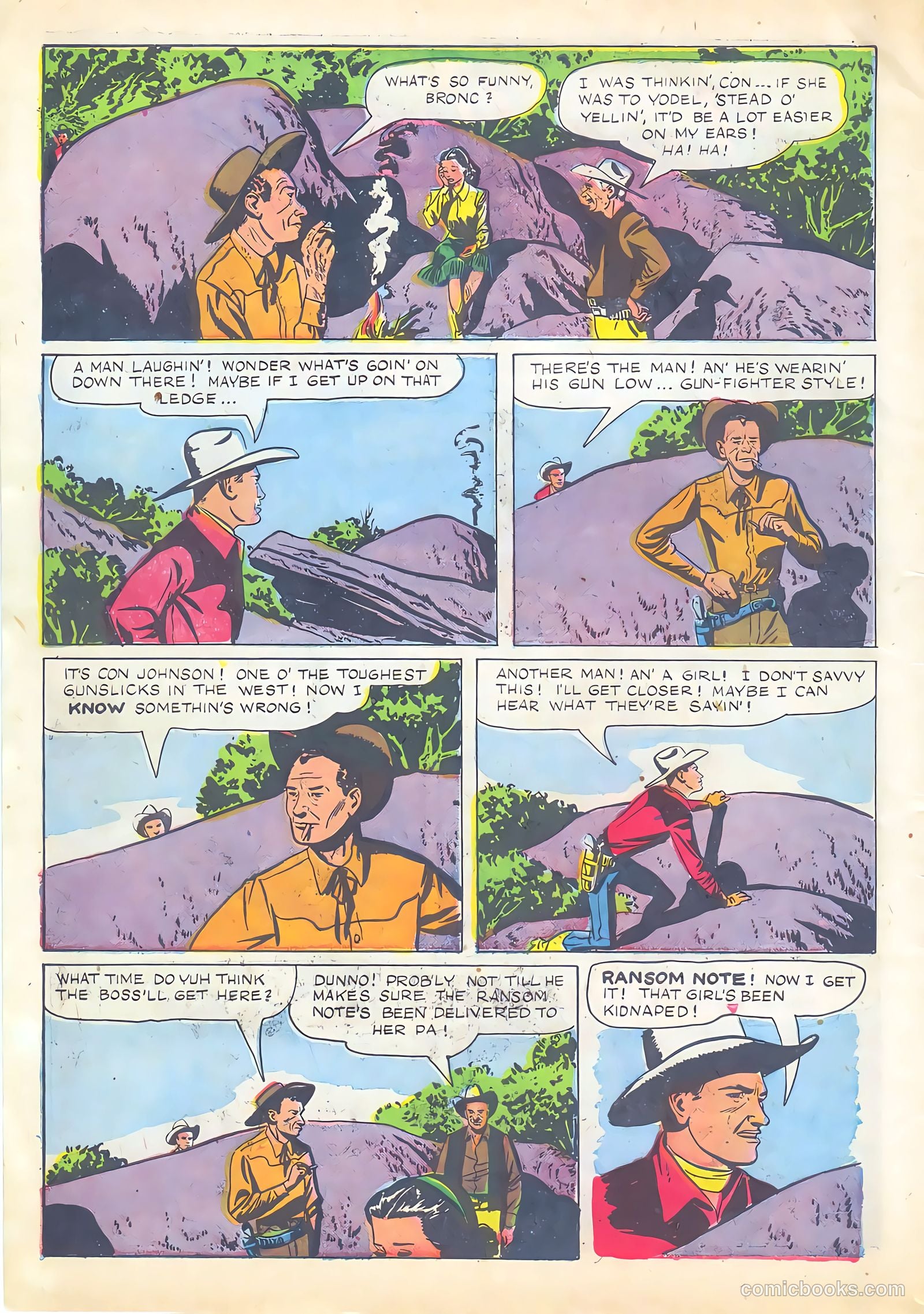 Gene Autry Comics #8 (1954) — page 4 of 52