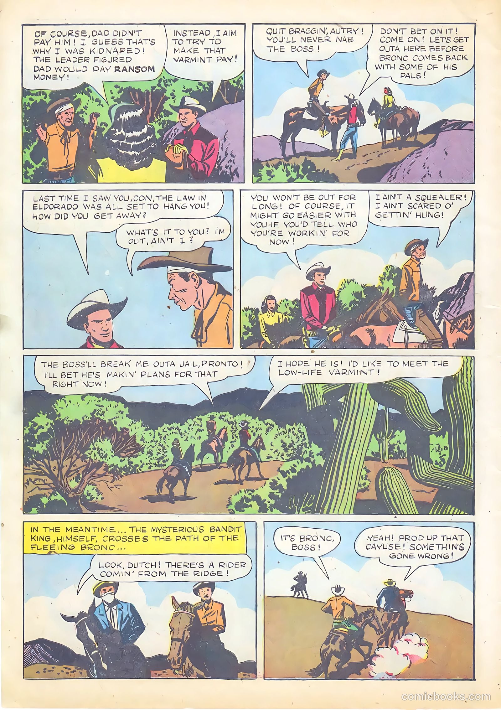 Gene Autry Comics #8 (1954) — page 8 of 52