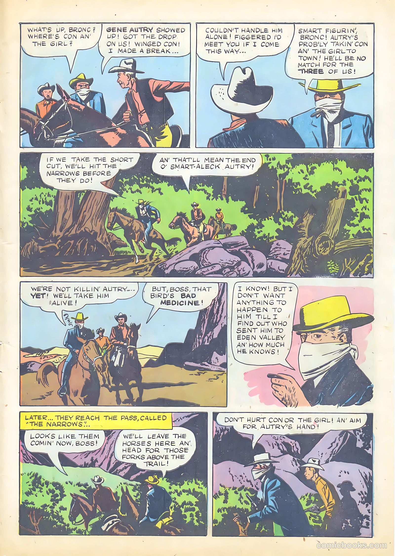 Gene Autry Comics #8 (1954) — page 9 of 52