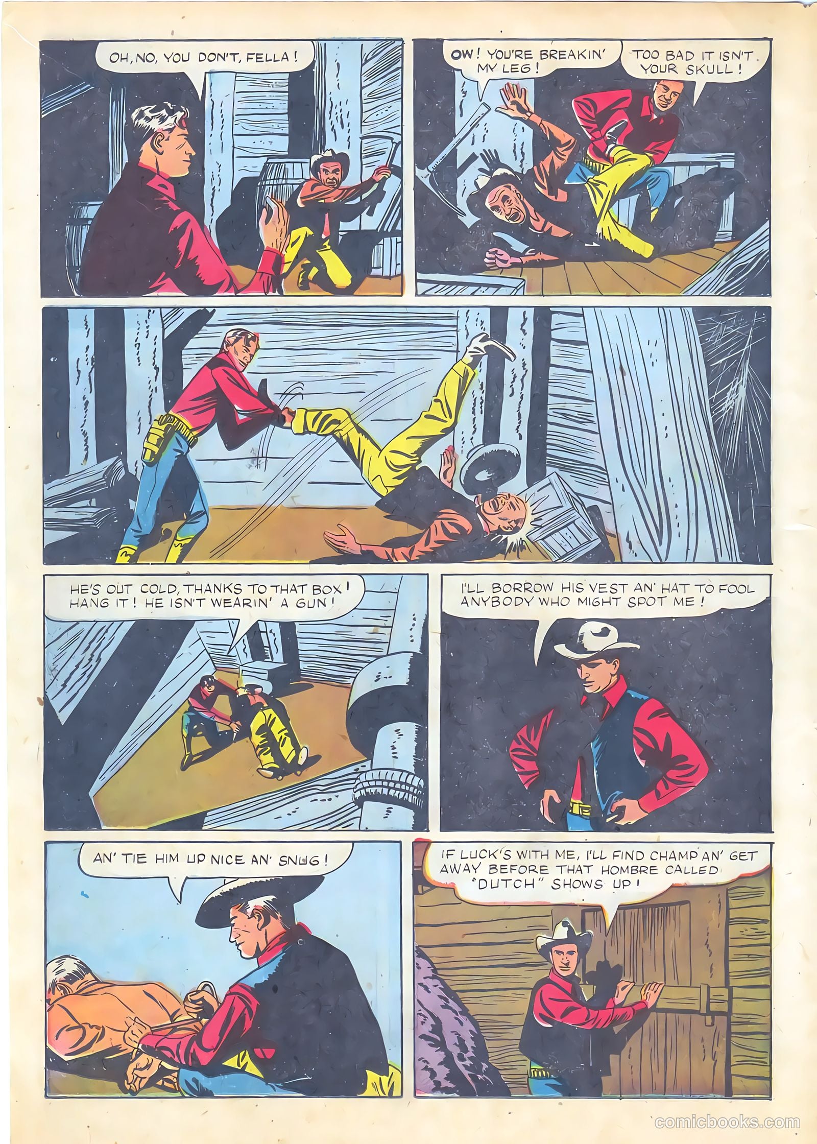 Gene Autry Comics #8 (1954) — page 16 of 52