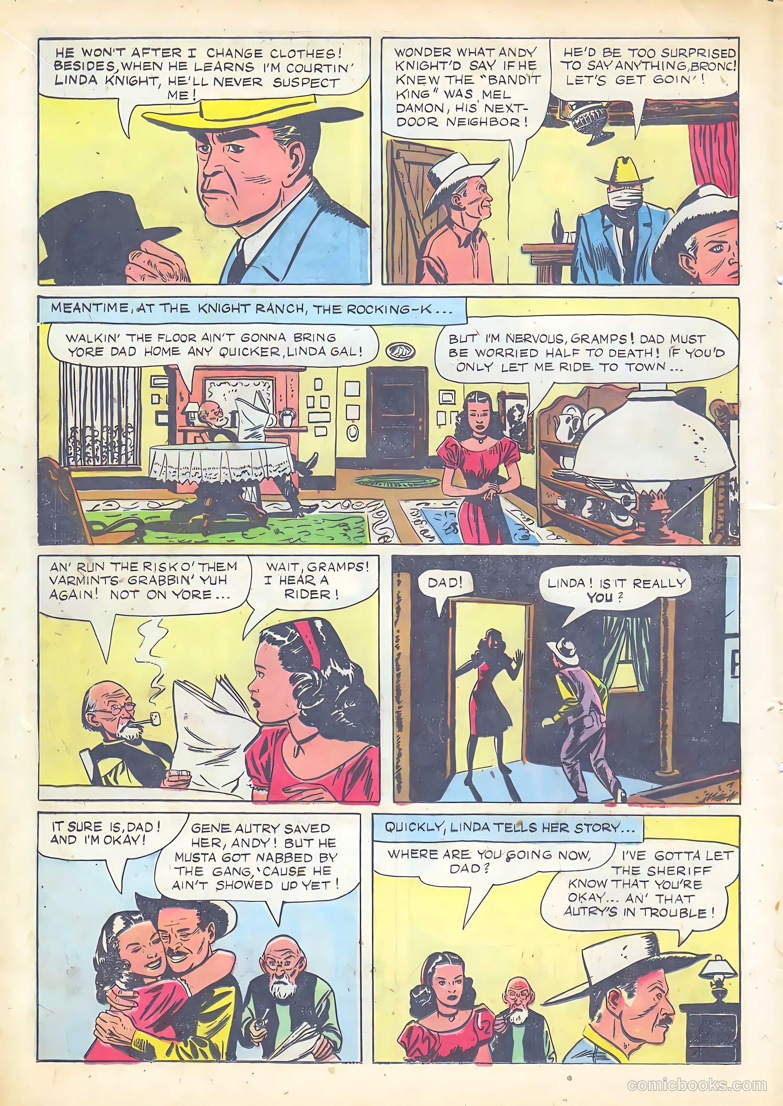 Gene Autry Comics #8 (1954) — page 18 of 52