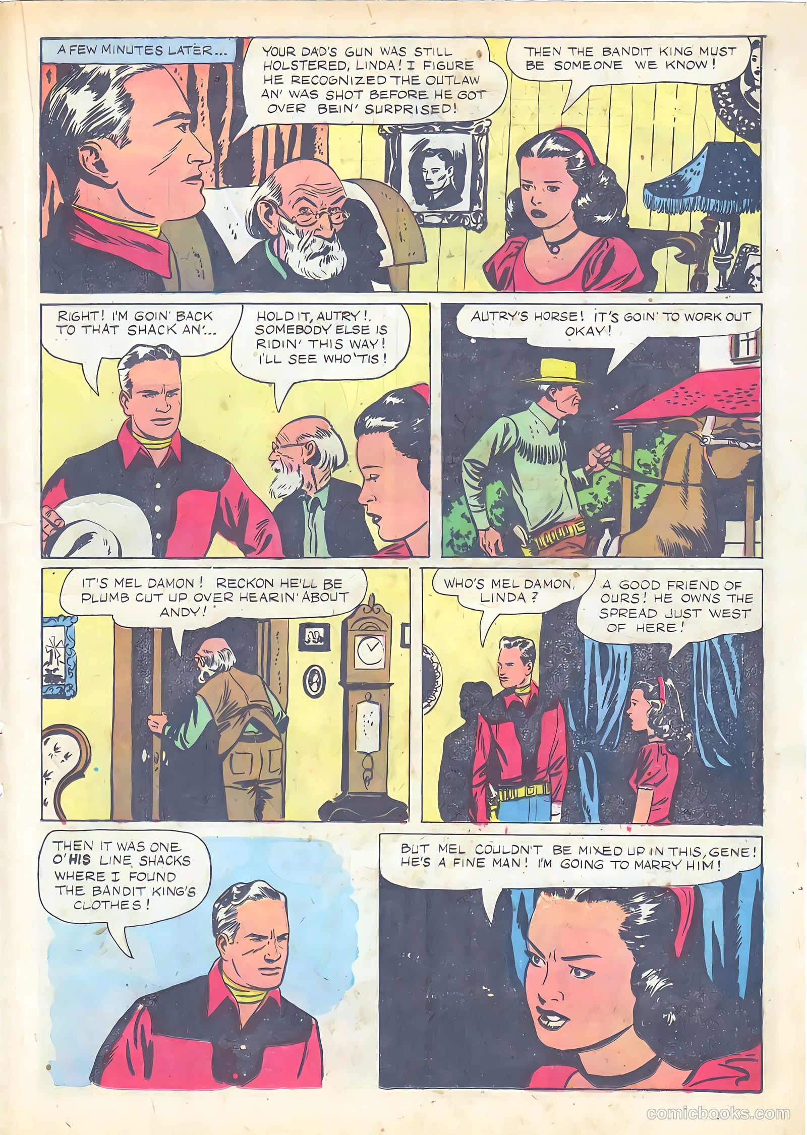 Gene Autry Comics #8 (1954) — page 23 of 52