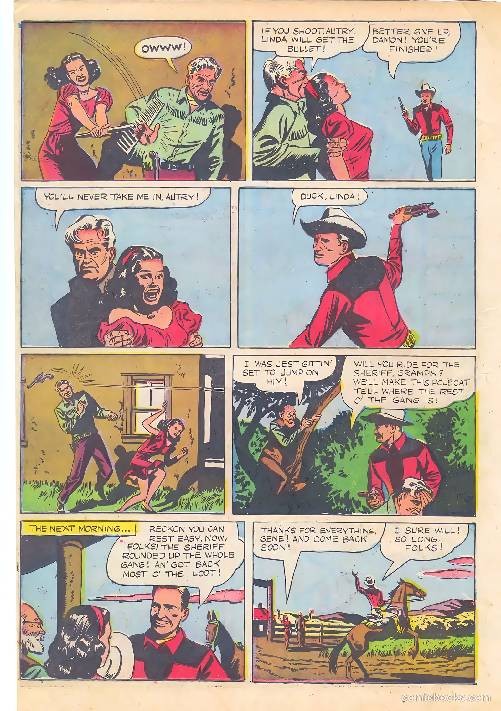 Gene Autry Comics #8 (1954) — page 28 of 52