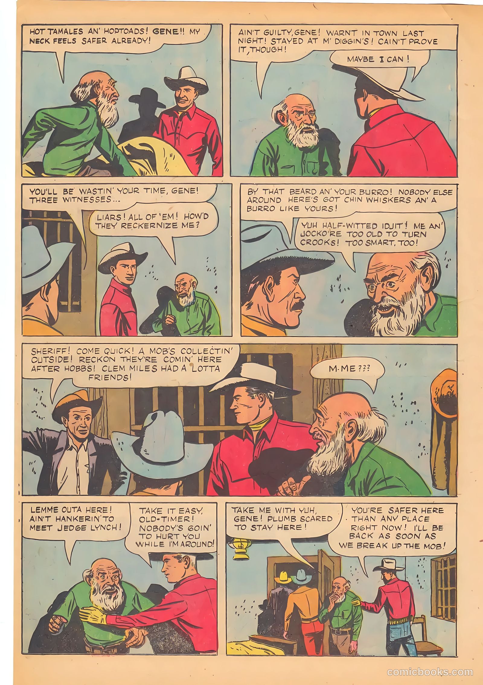 Gene Autry Comics #8 (1954) — page 32 of 52