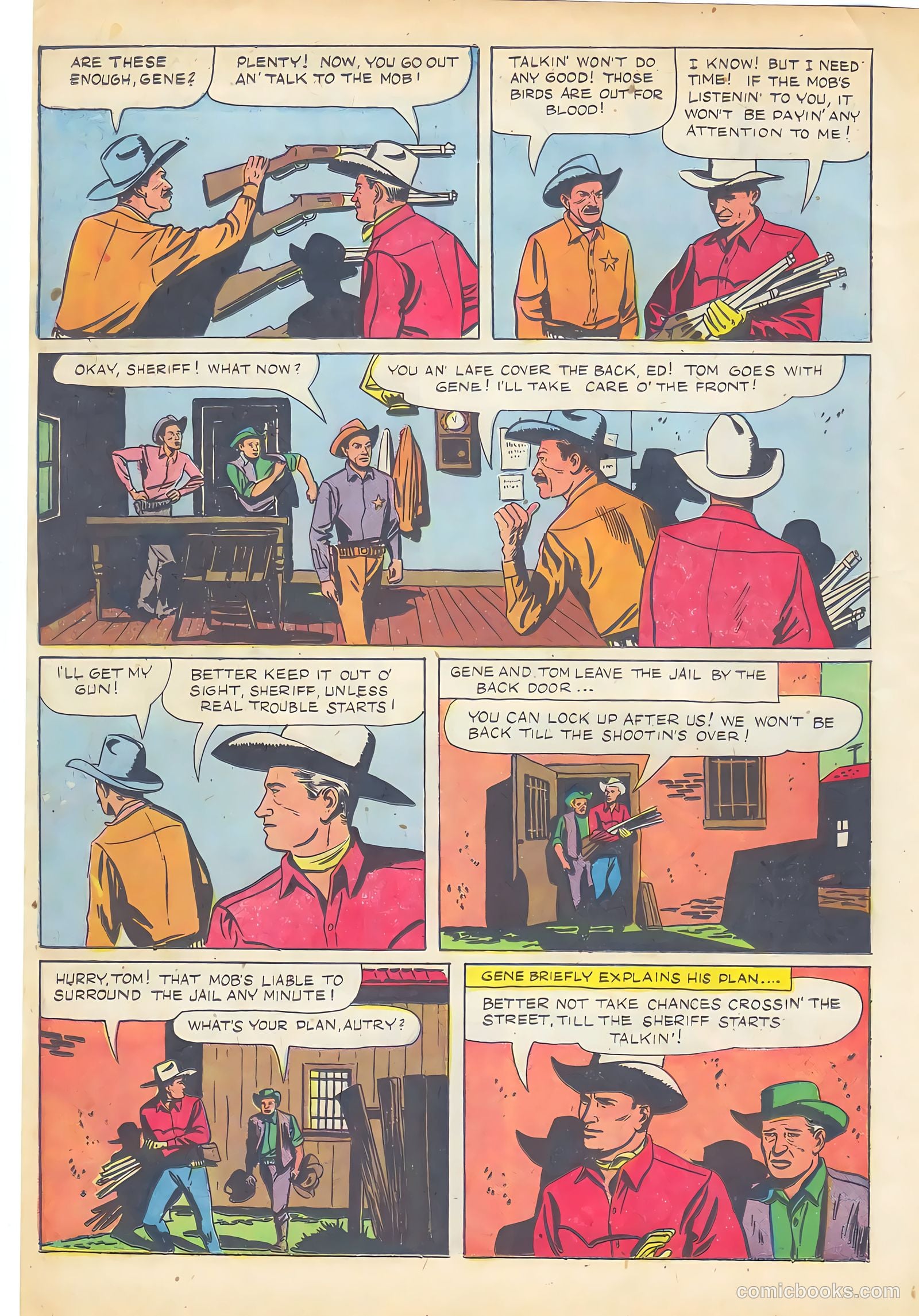 Gene Autry Comics #8 (1954) — page 34 of 52
