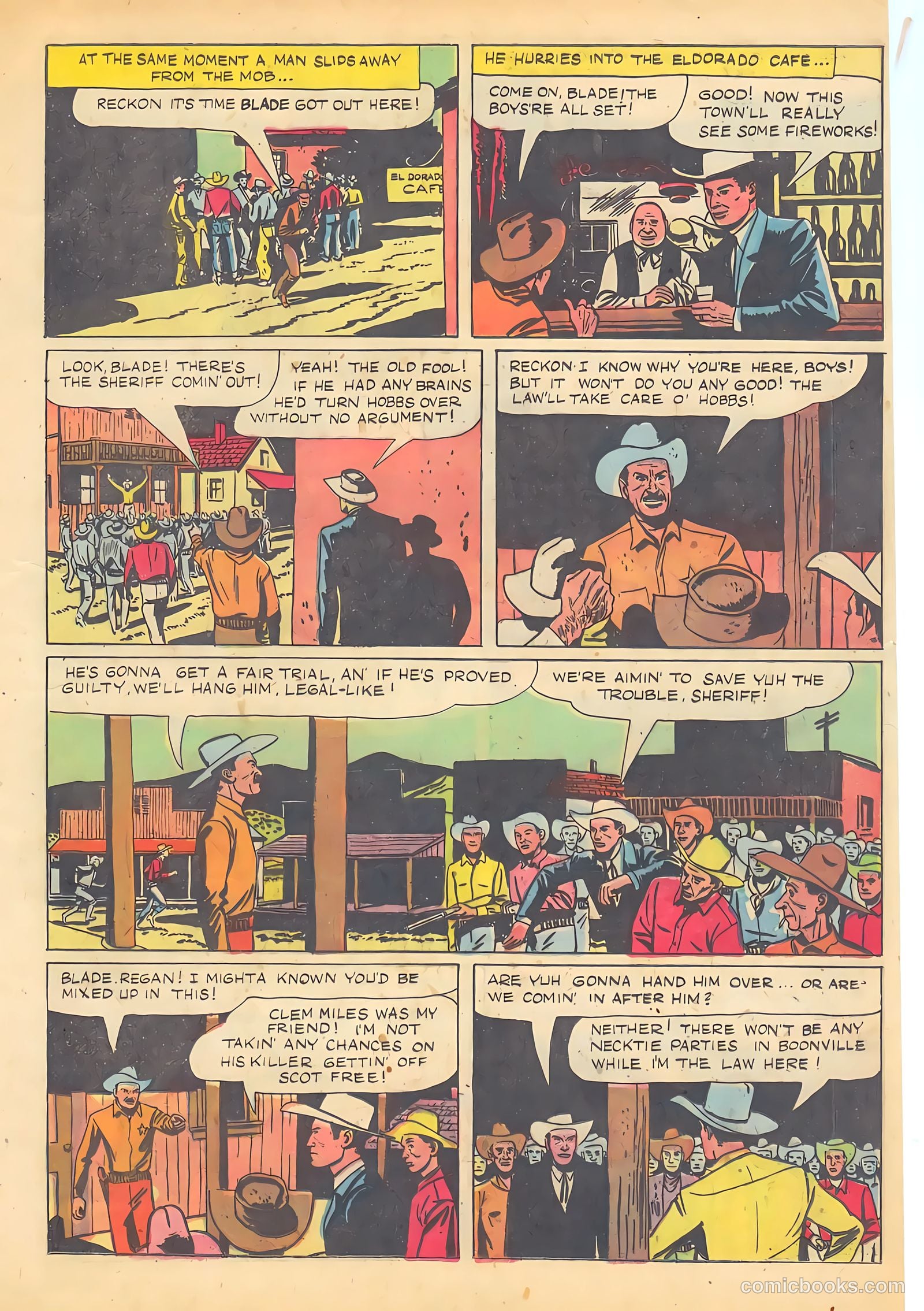 Gene Autry Comics #8 (1954) — page 35 of 52
