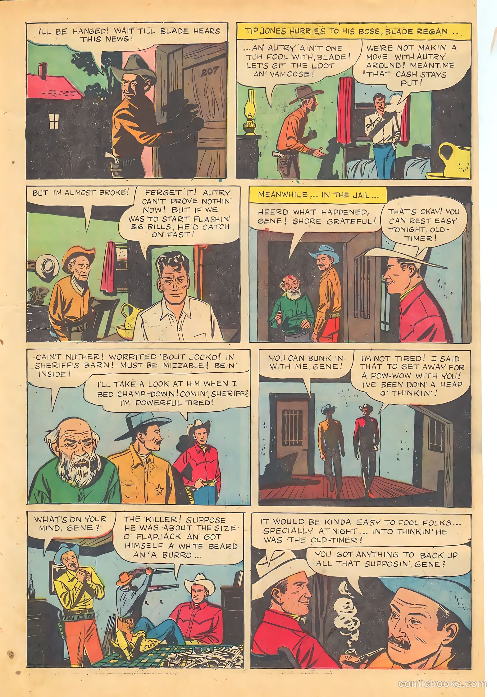 Gene Autry Comics #8 (1954) — page 37 of 52