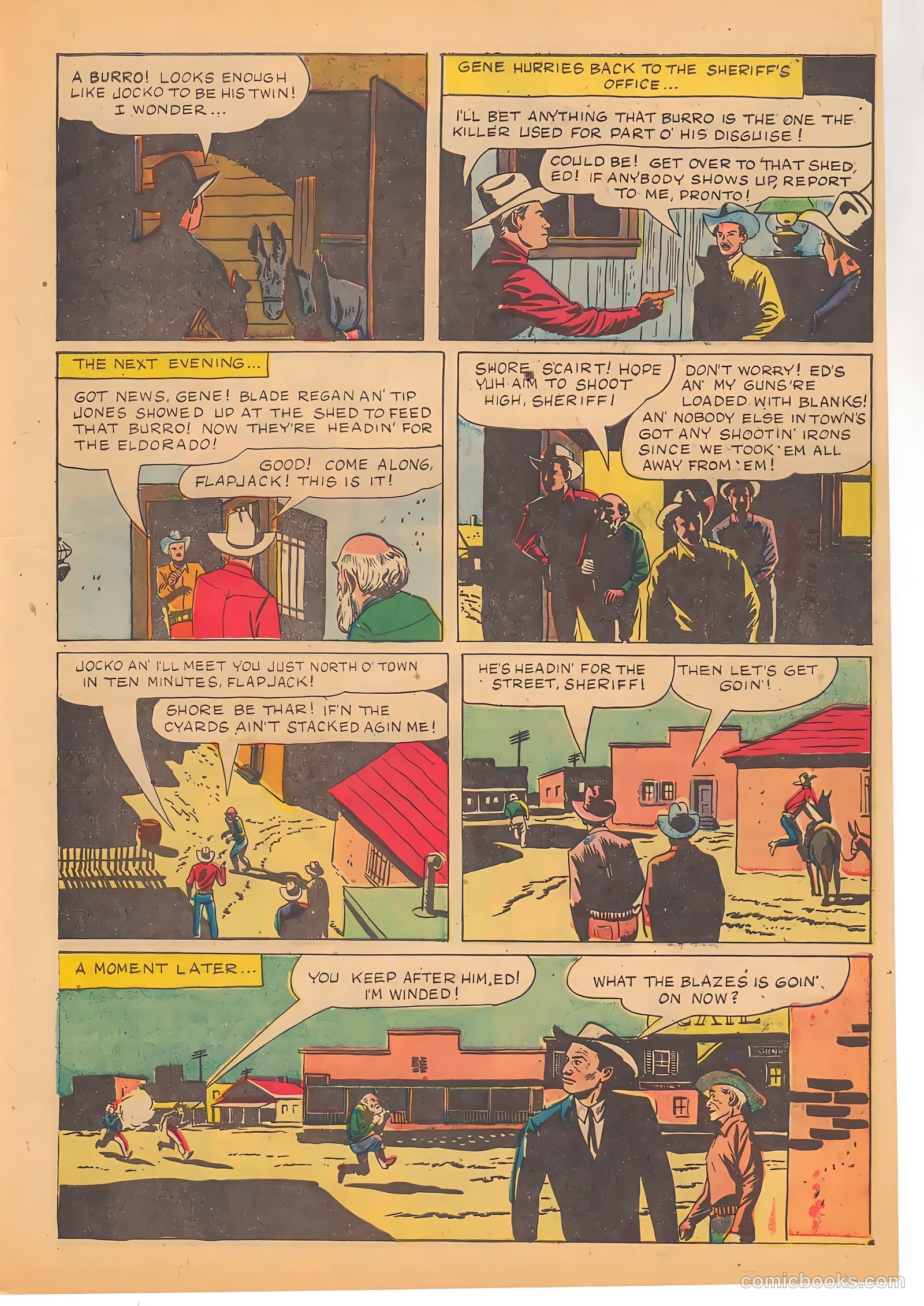 Gene Autry Comics #8 (1954) — page 39 of 52