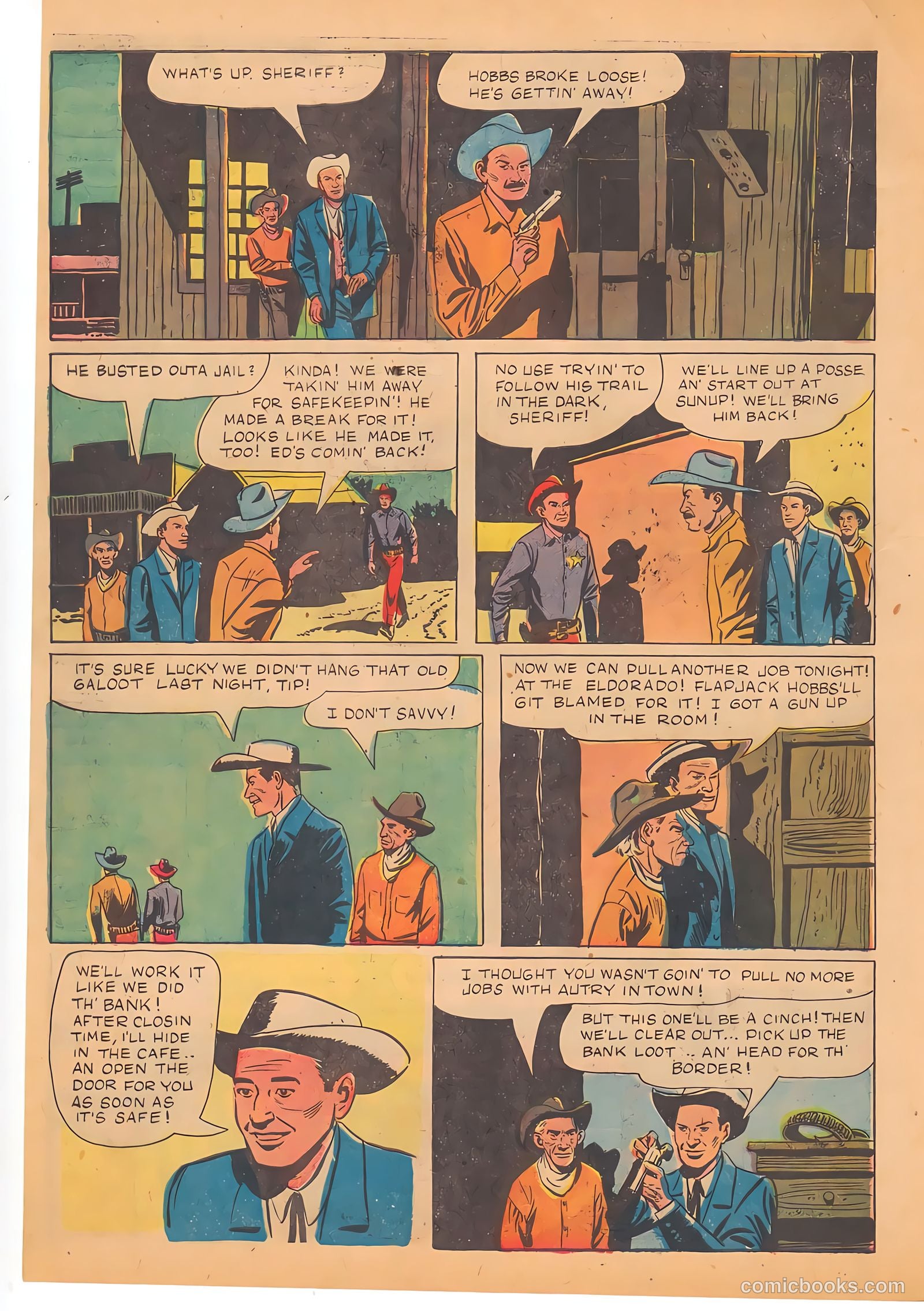 Gene Autry Comics #8 (1954) — page 40 of 52