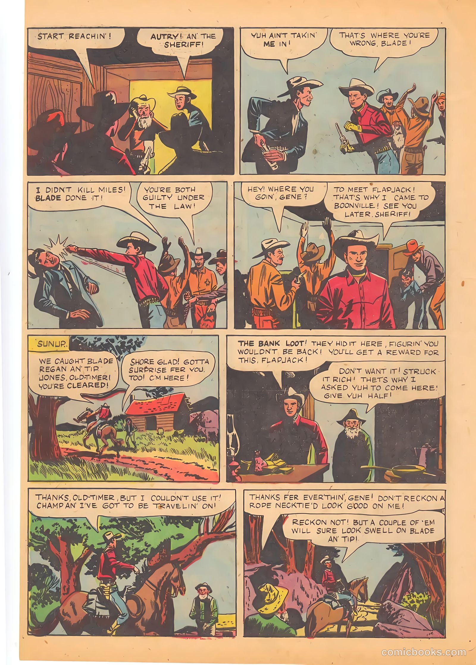 Gene Autry Comics #8 (1954) — page 42 of 52
