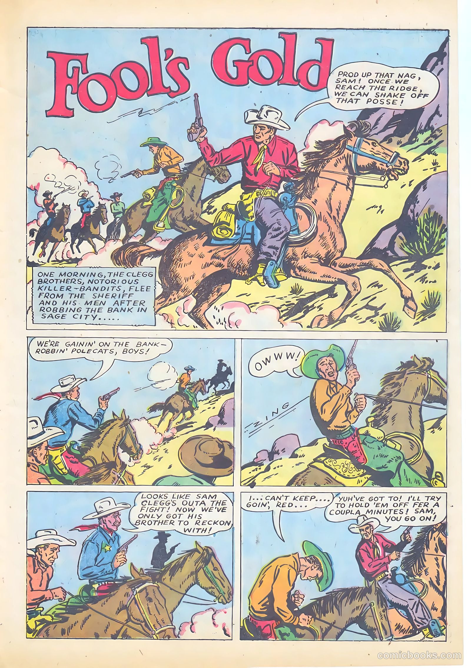 Gene Autry Comics #8 (1954) — page 45 of 52