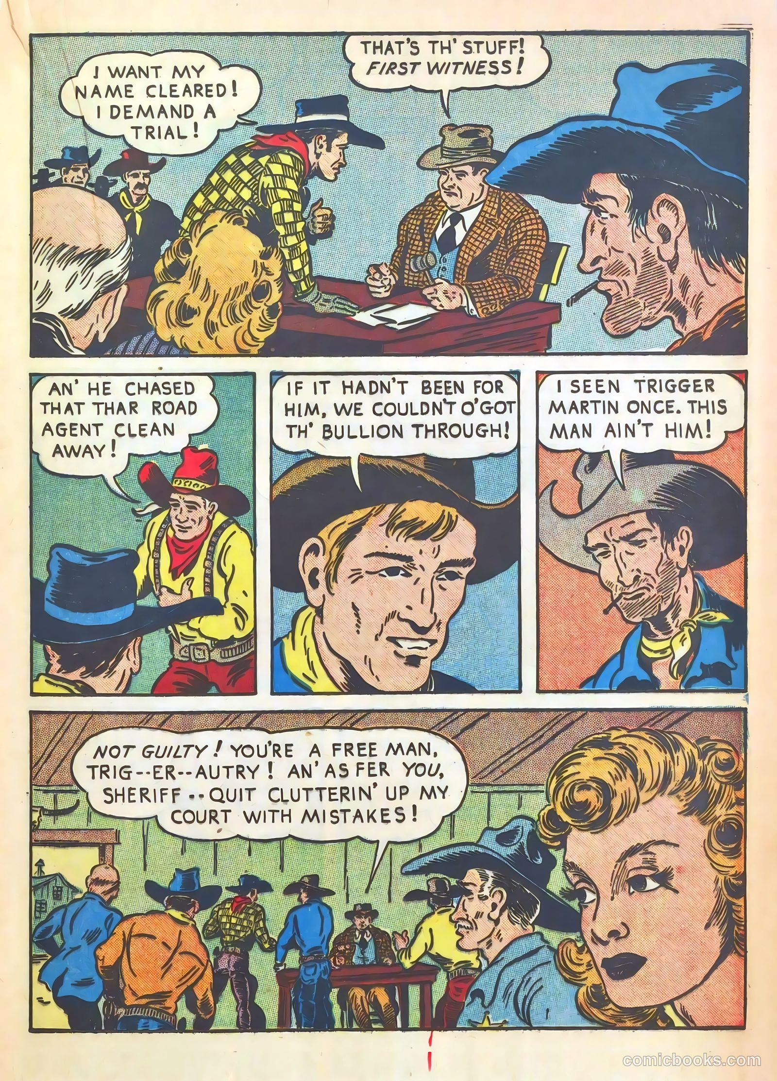 Gene Autry Comics #8 (1943) — page 31 of 68