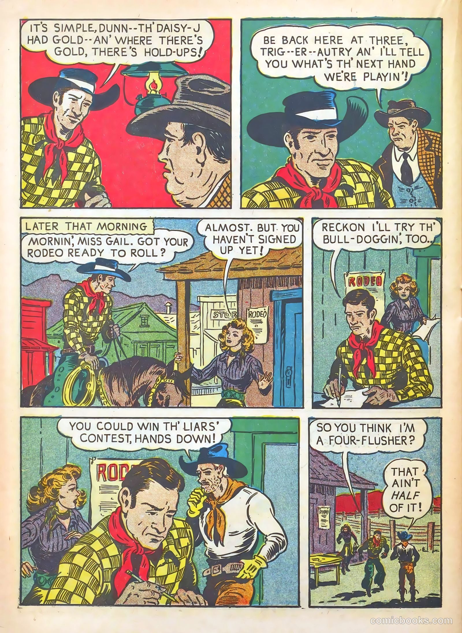 Gene Autry Comics #8 (1943) — page 40 of 68