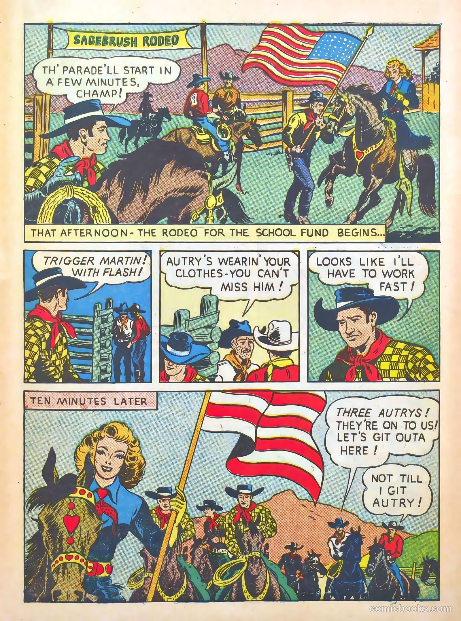 Gene Autry Comics #8 (1943) — page 51 of 68
