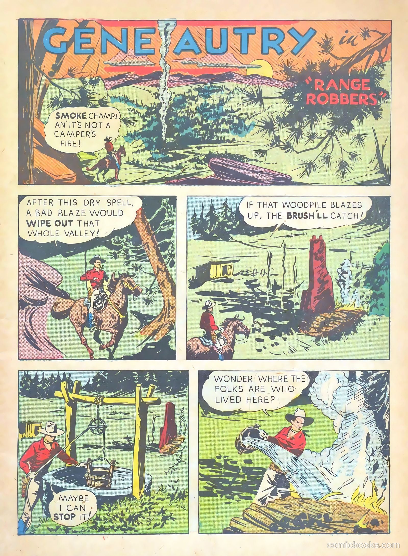 Gene Autry Comics #9 (1943) — page 3 of 68
