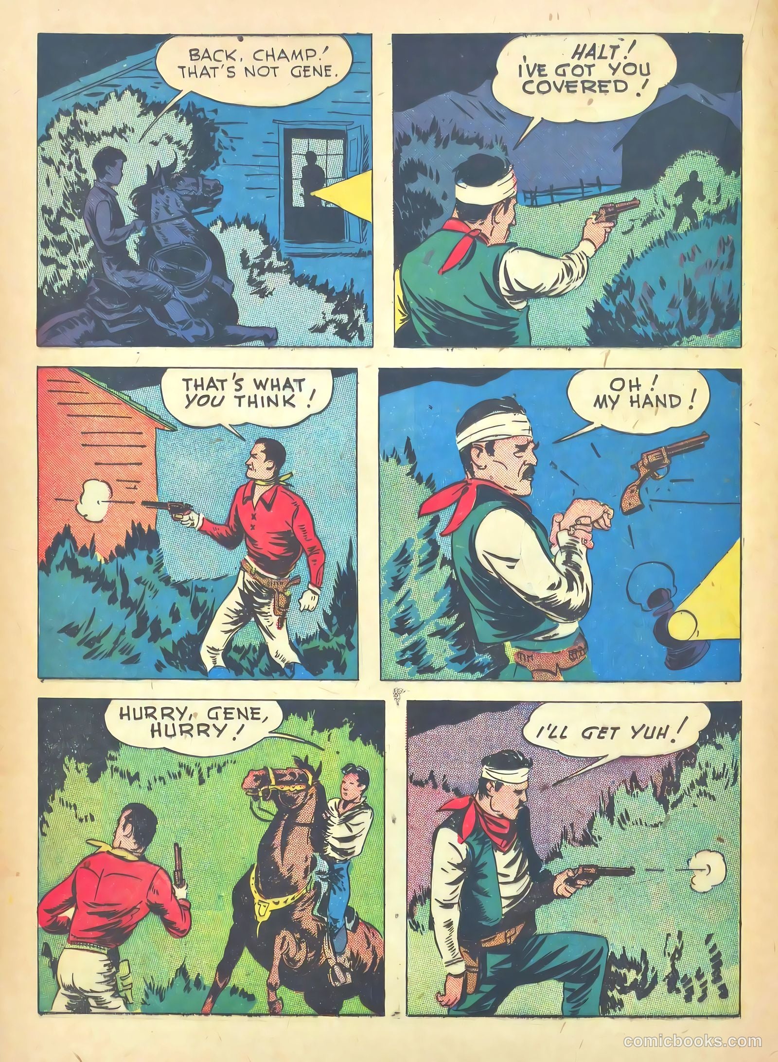 Gene Autry Comics #9 (1943) — page 22 of 68
