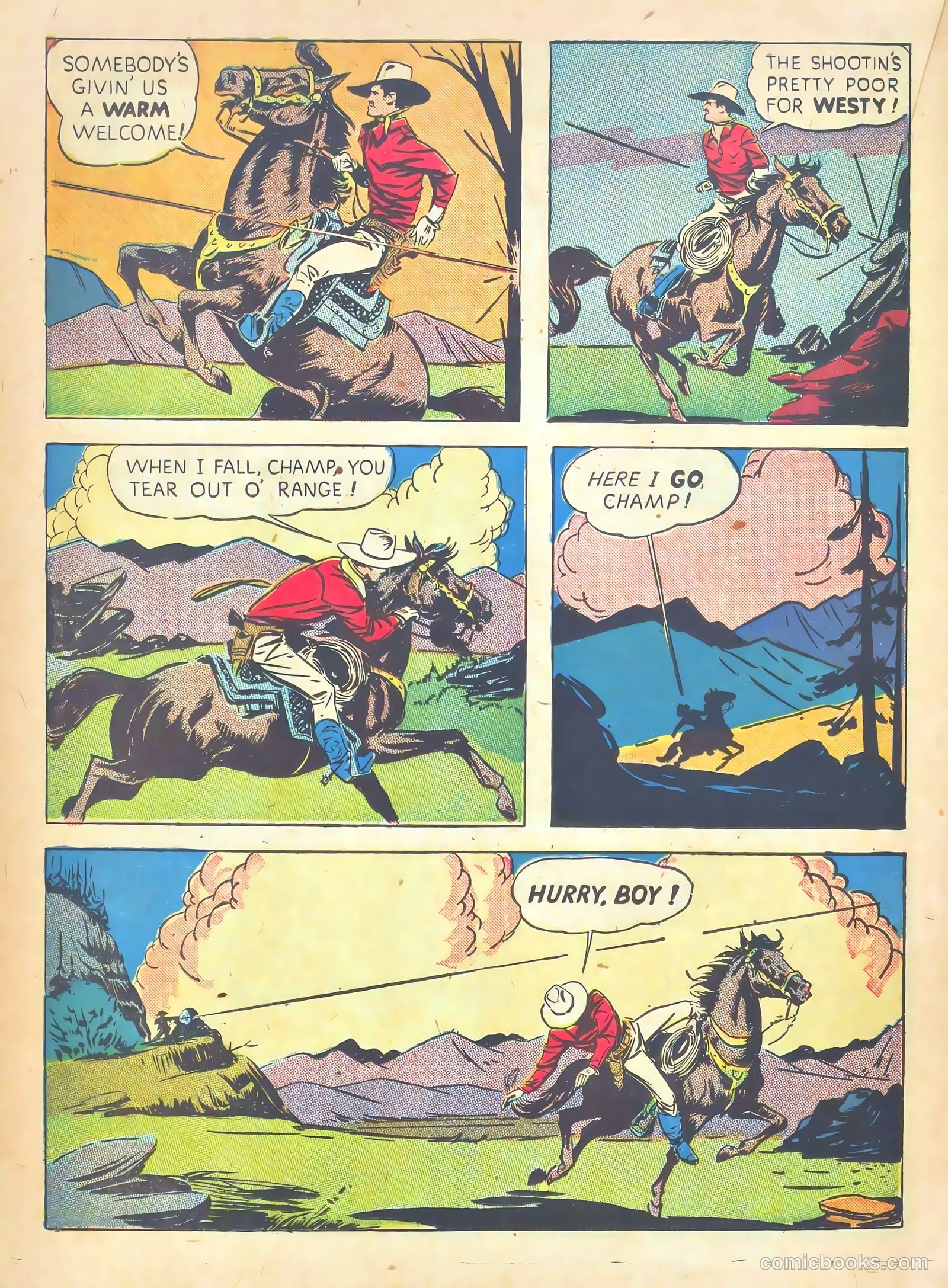 Gene Autry Comics #9 (1943) — page 32 of 68