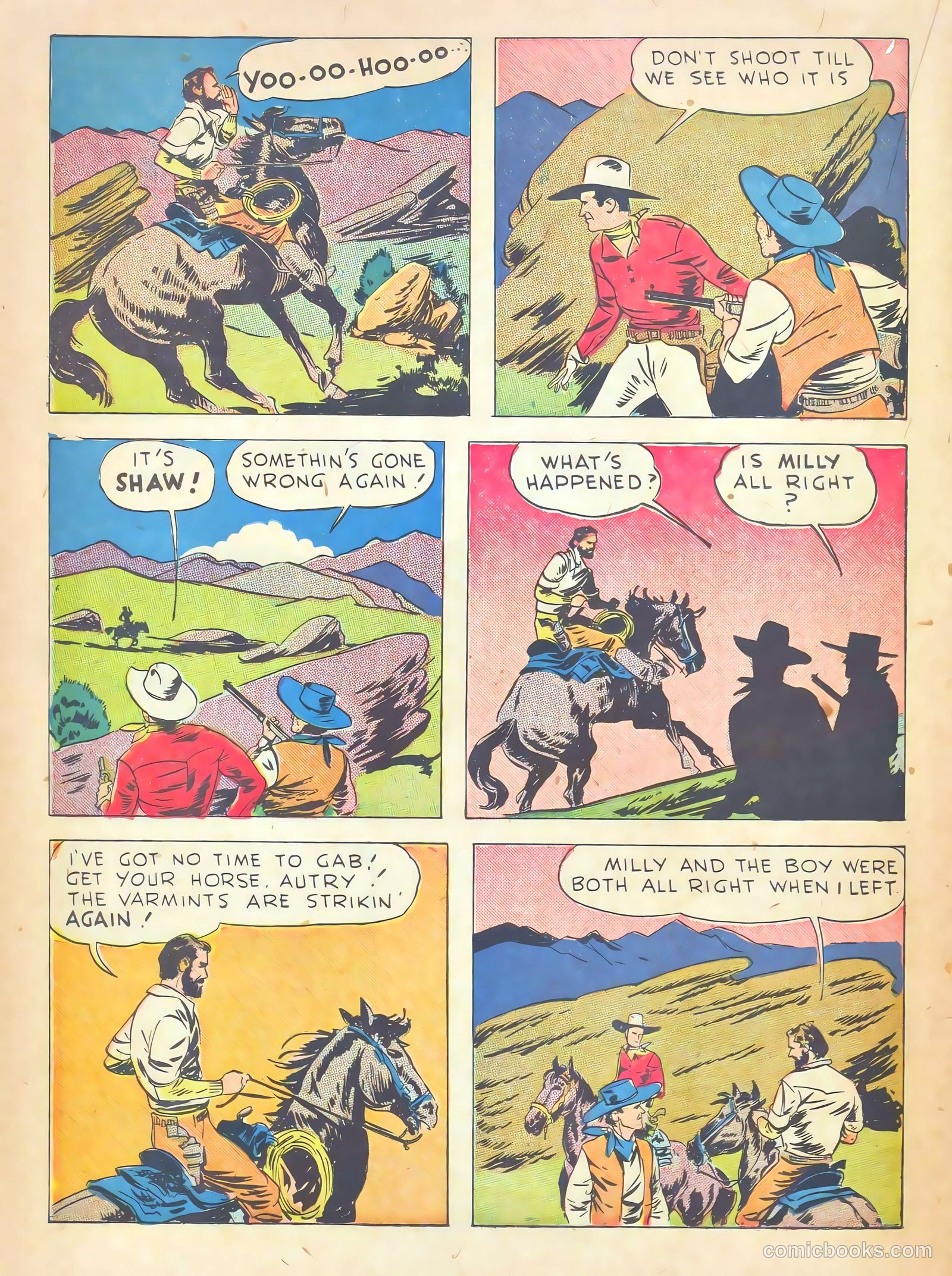 Gene Autry Comics #9 (1943) — page 40 of 68