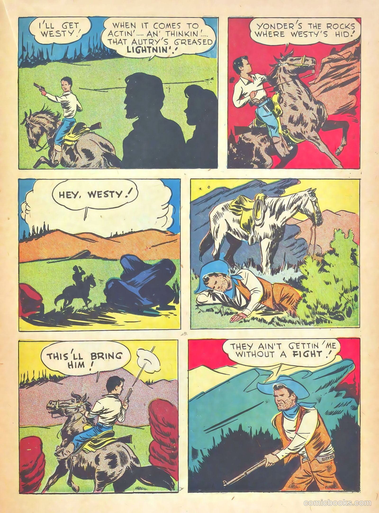 Gene Autry Comics #9 (1943) — page 45 of 68